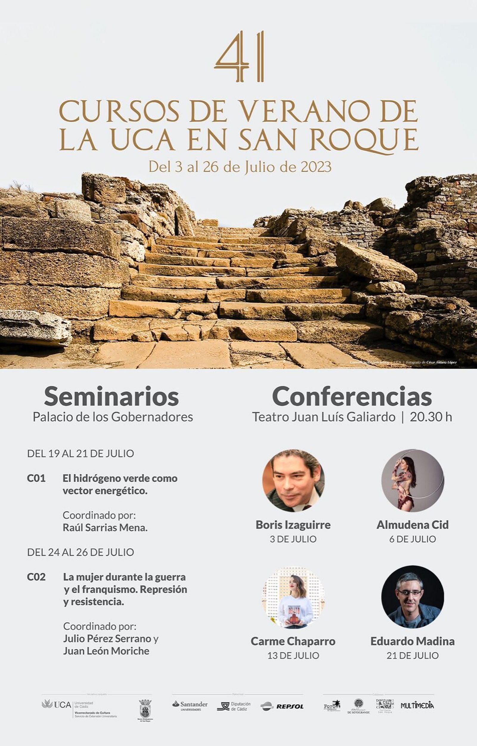 Cartel del 41 cursos de verano