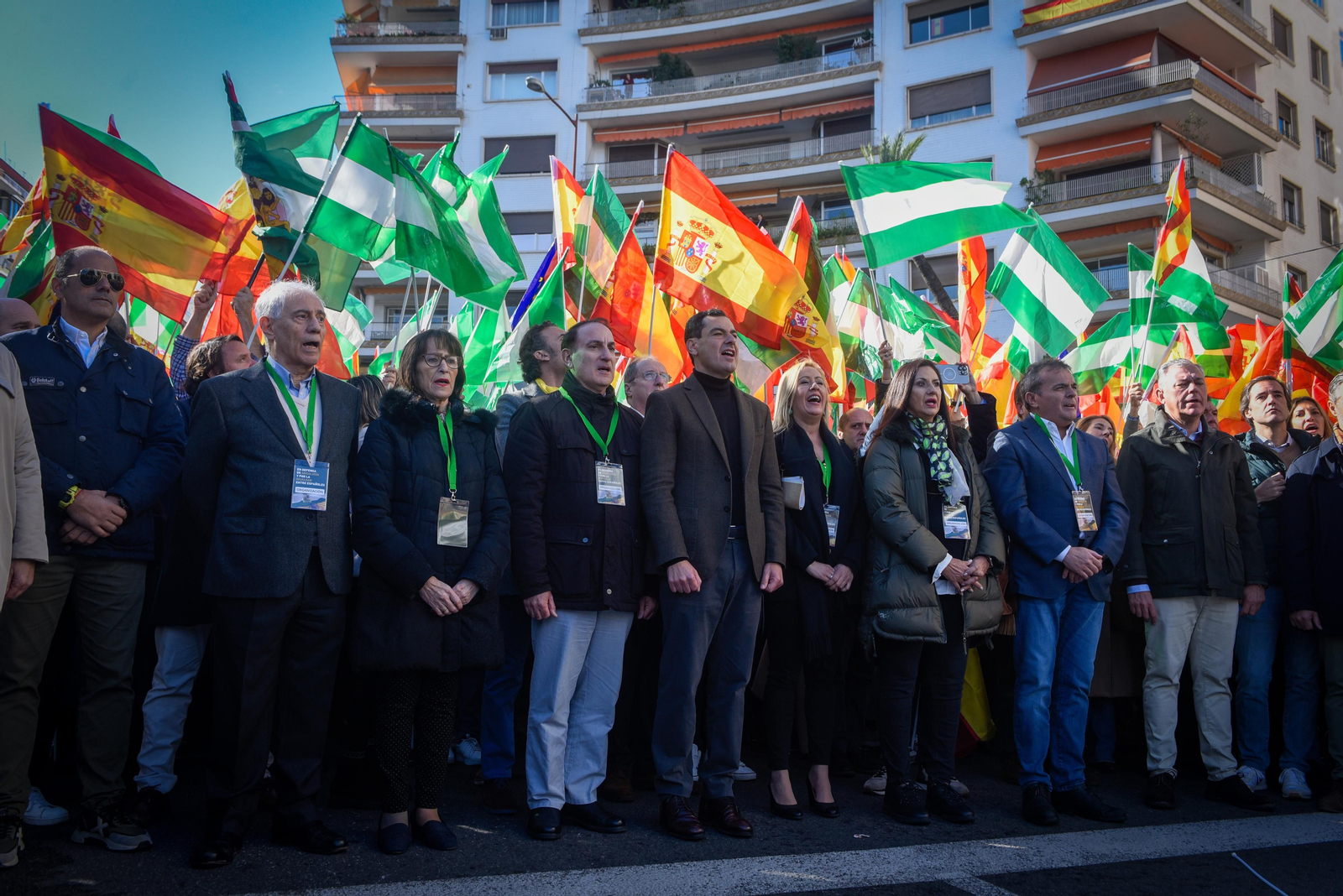 Concentración en Sevilla contra la amnistía y en defensa de Andalucía
