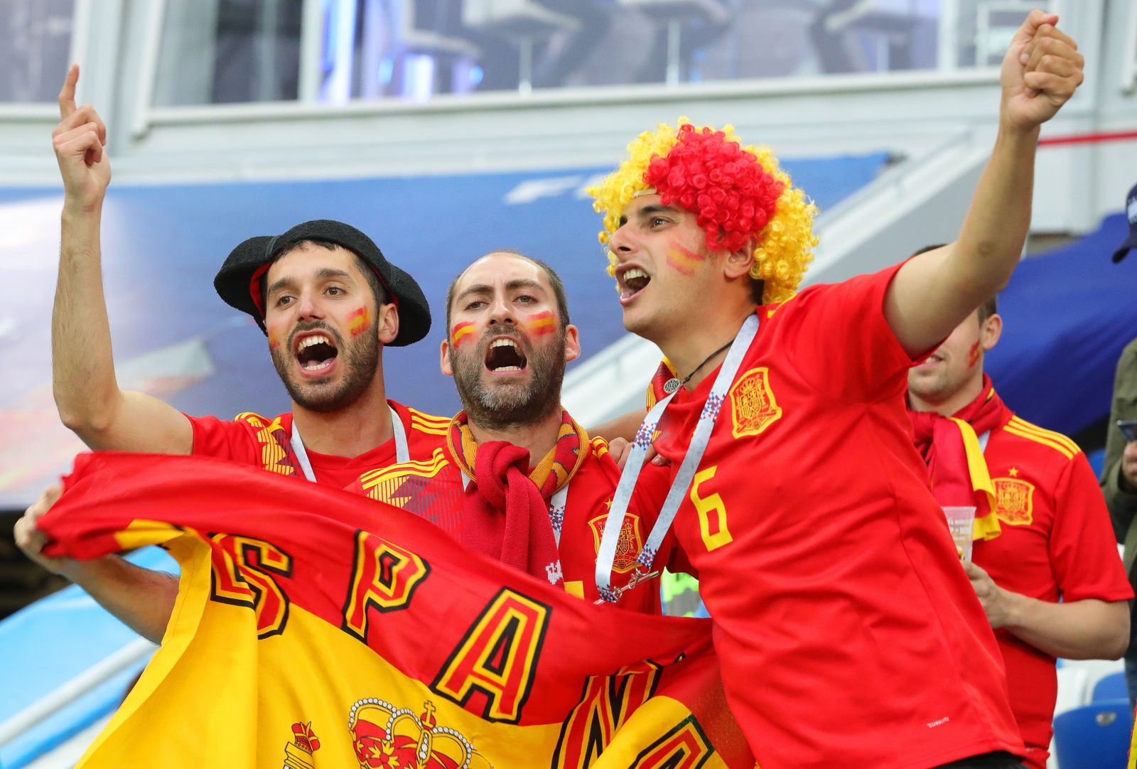 Las imágenes del España-Marruecos