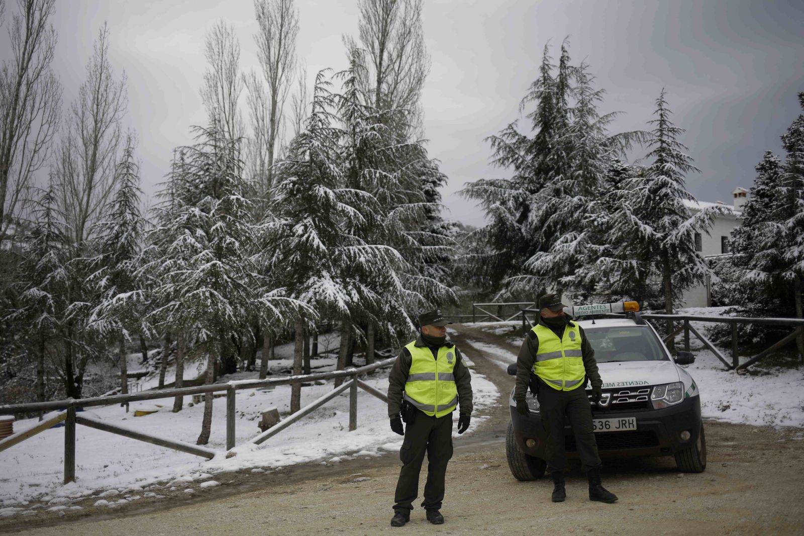 La excursiones a los parajes nevados de Málaga, en imágenes