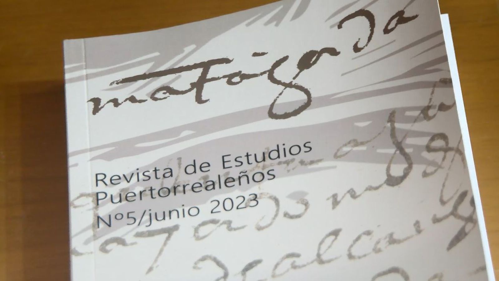 Portada del número cinco de la Revista de Estudios Puertorrealeños 'Matagorda'