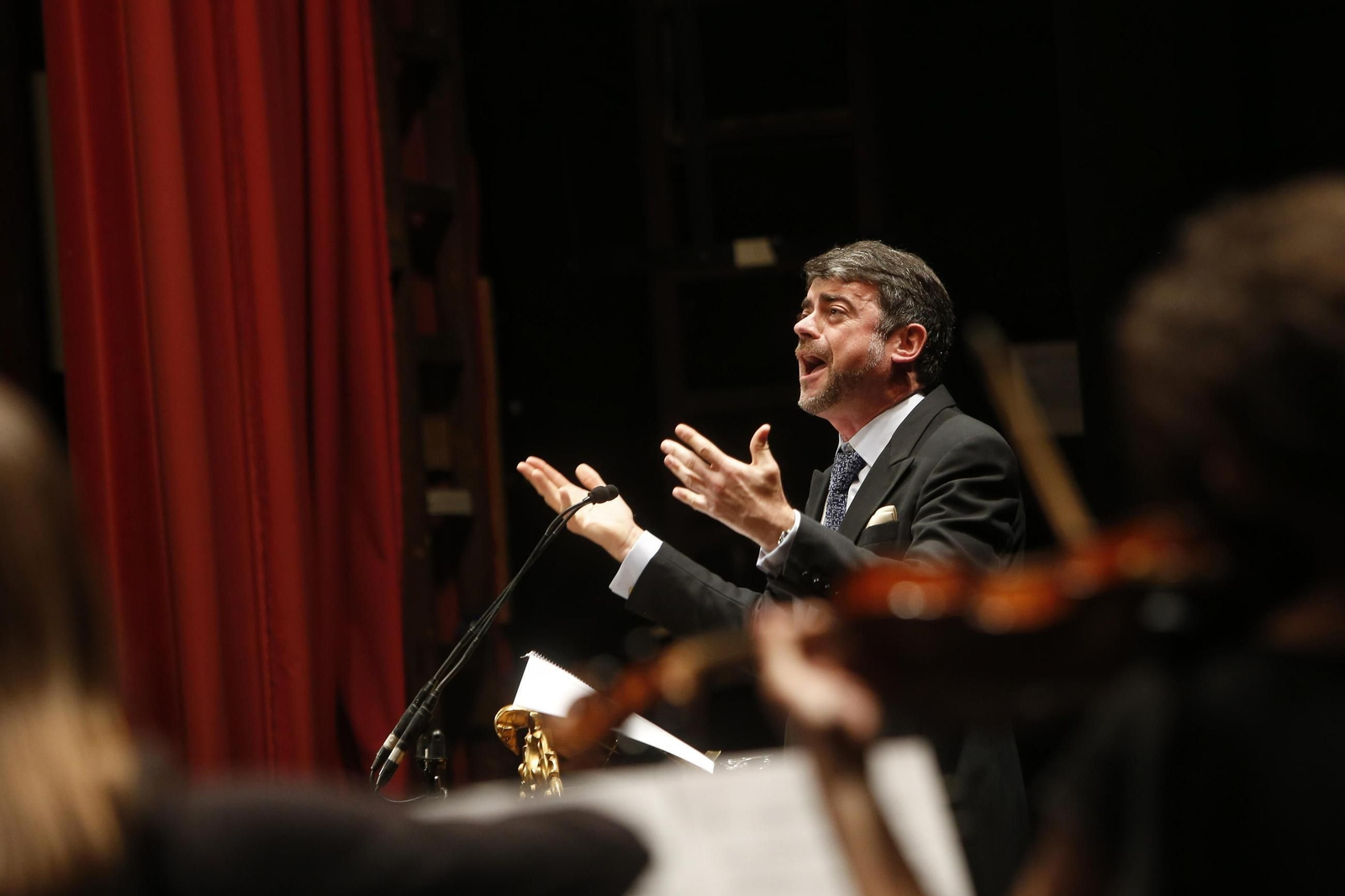 Juan Mera, en el pregón de la Semana Santa de Cádiz 2017.