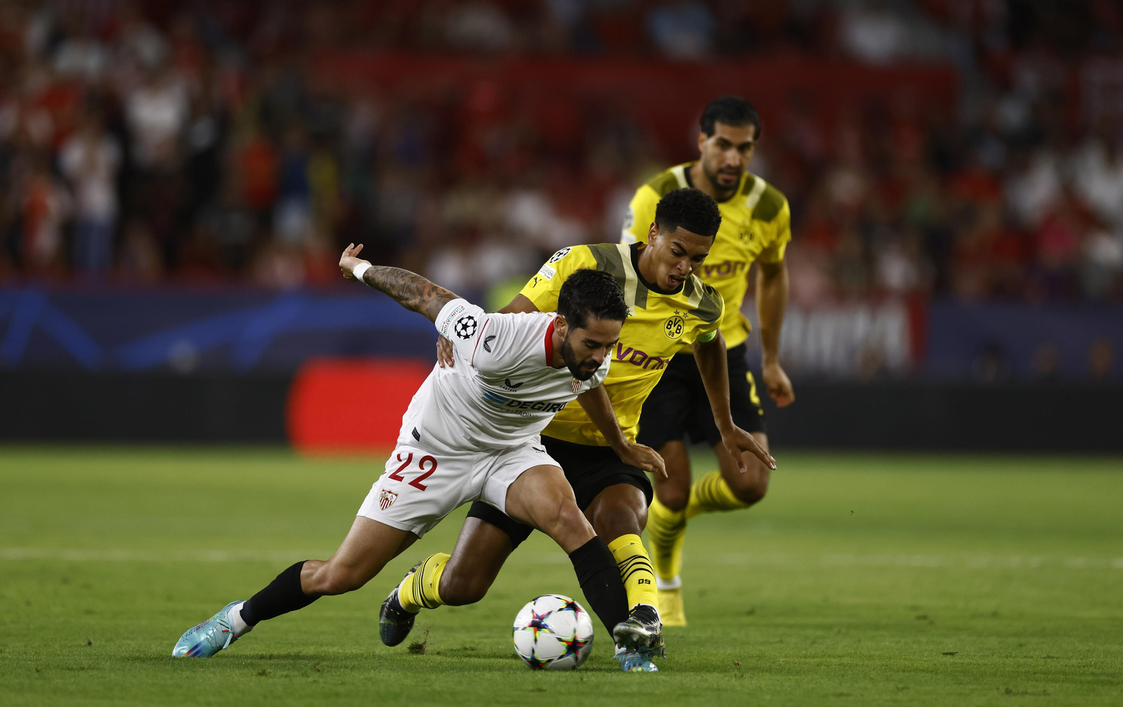 Las imágenes del Sevilla fc-Borussia