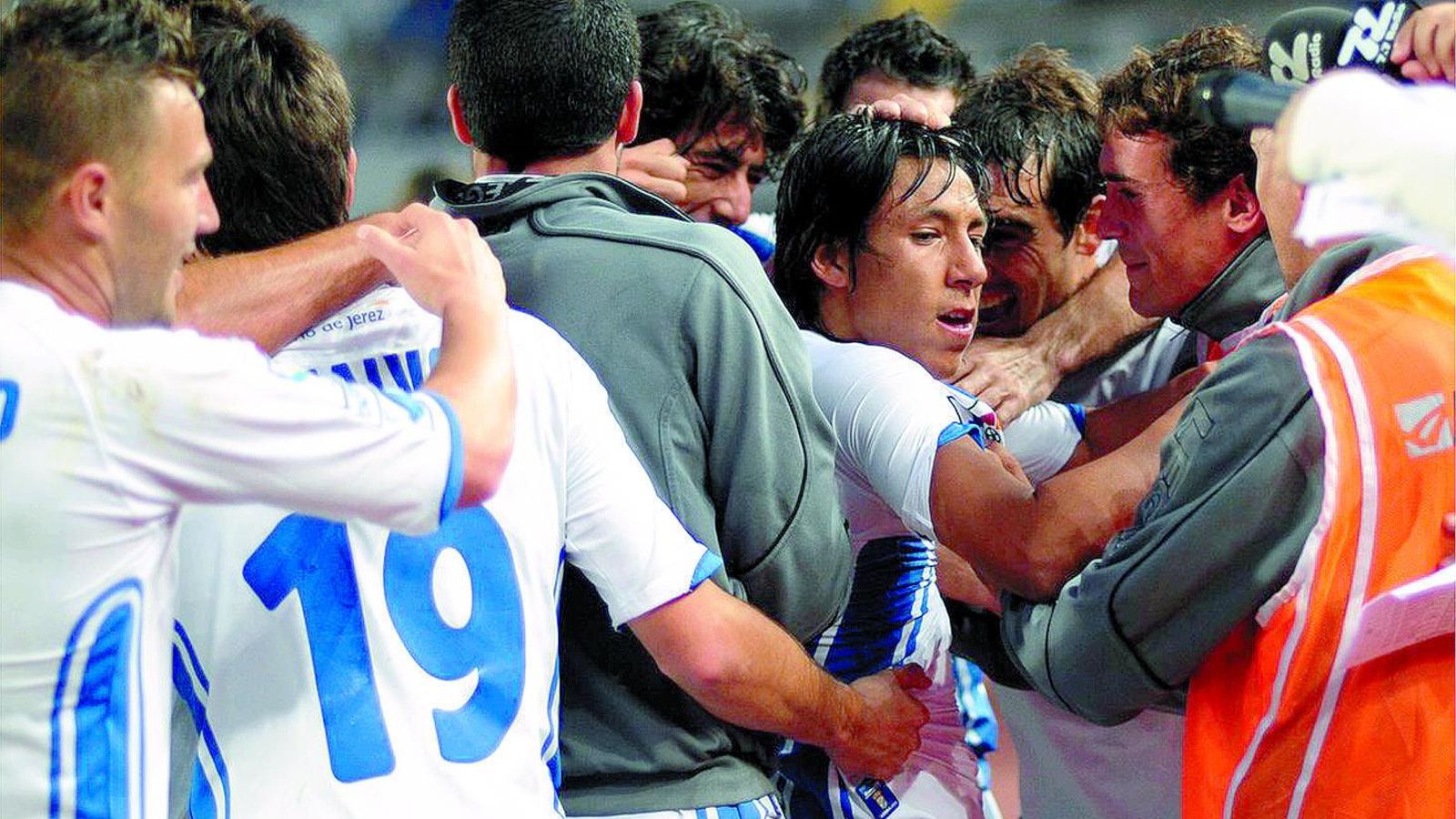 El Xerez CD ganó en Las Palmas en la 2008/2009 remontando con un gol de Brian Sarmiento.
