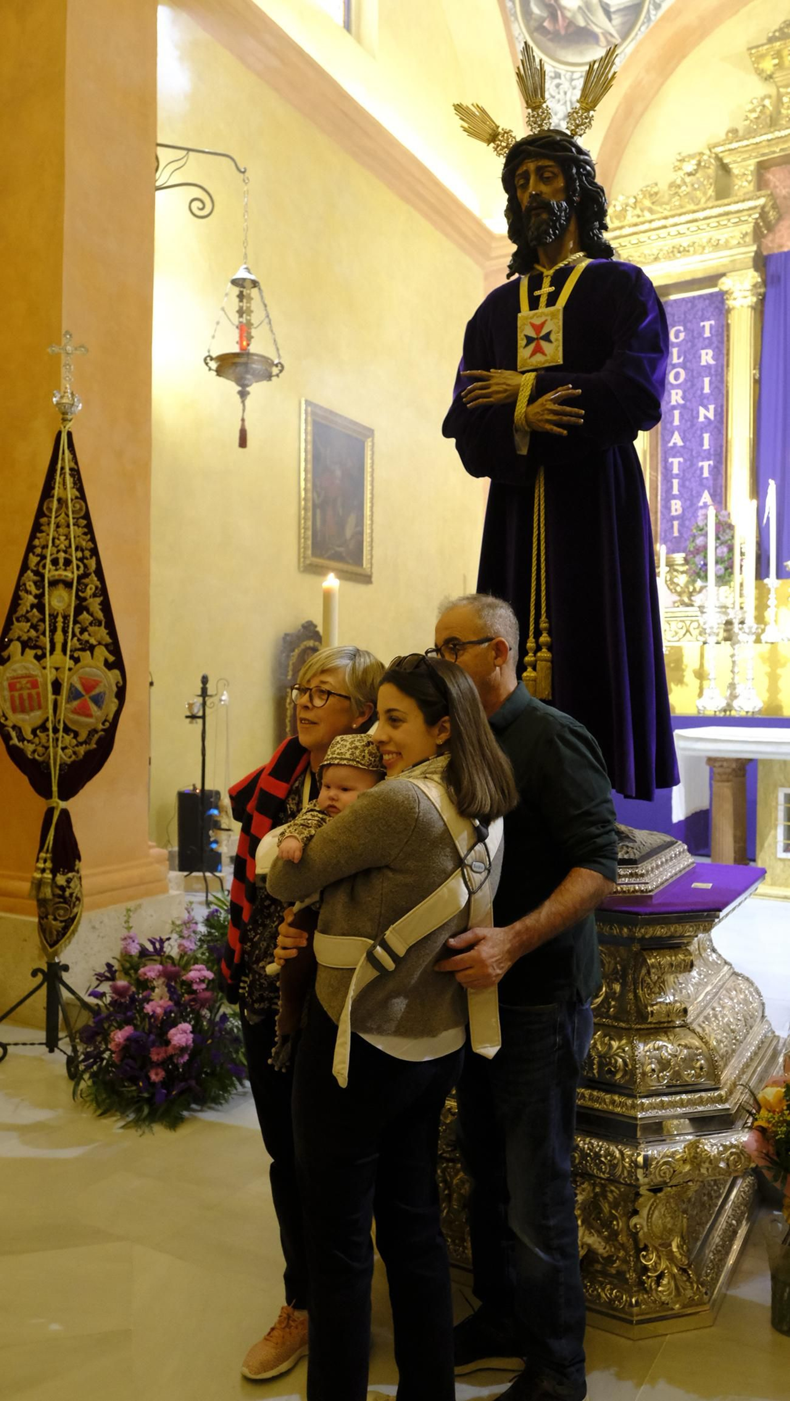Imágenes del Besapiés de Jesús Cautivo de Medinaceli, en la Catedral de Almería