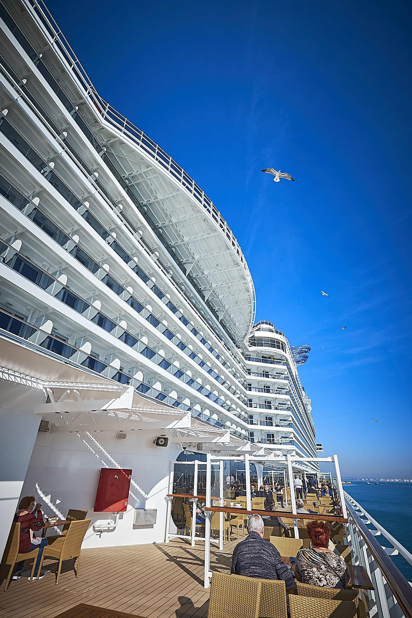 Primera escala en Cádiz del crucero MSC Seaside