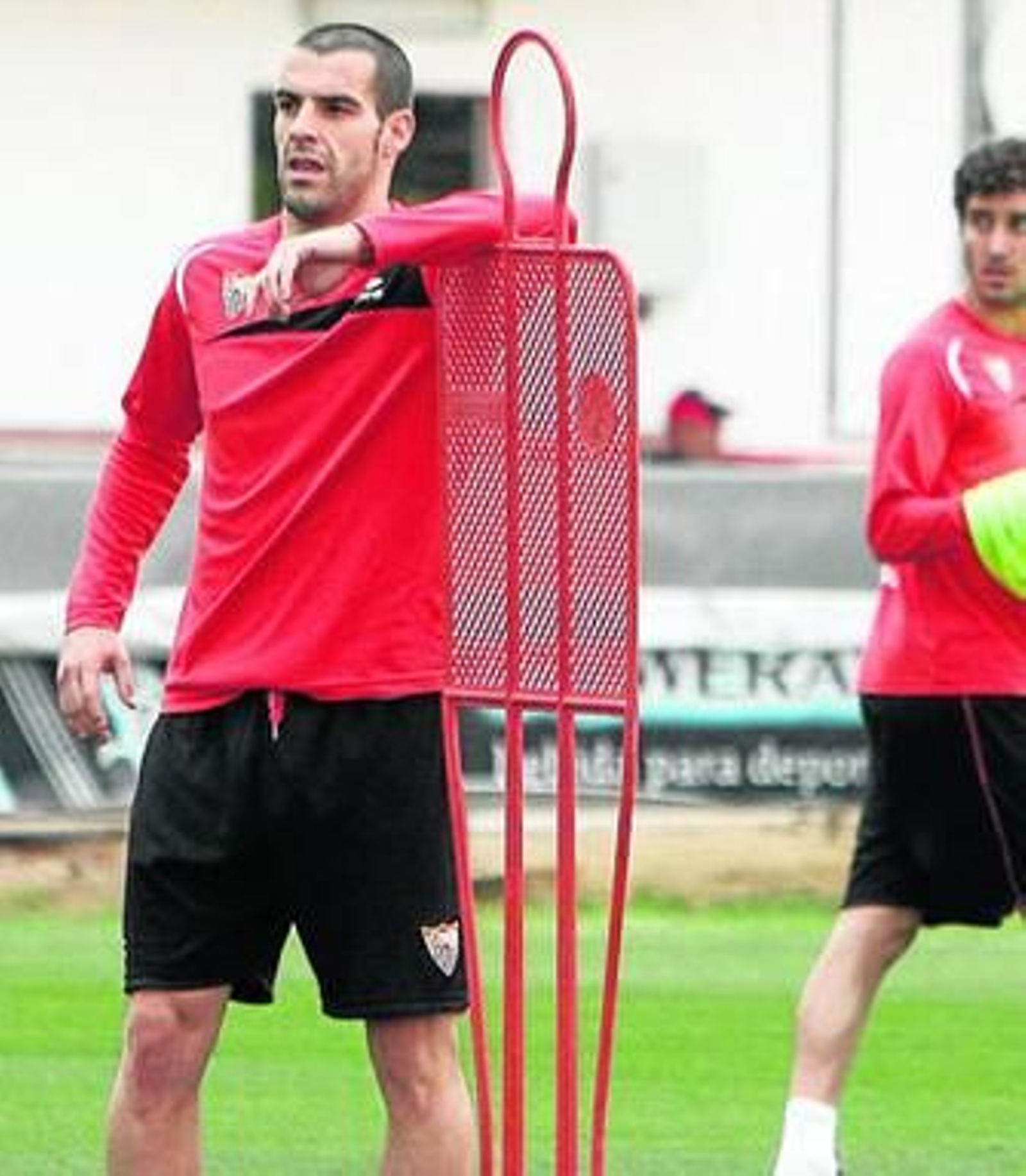 Álvaro Negredo, durante una sesión reciente de entrenamiento.