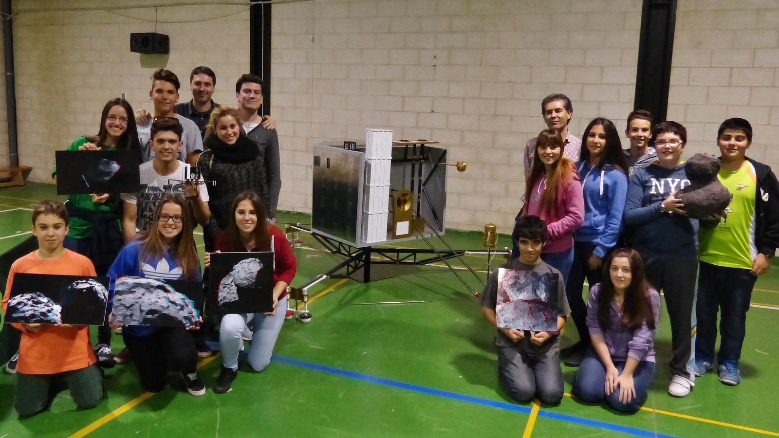 Integrantes del primer proyecto realizado en 2014.