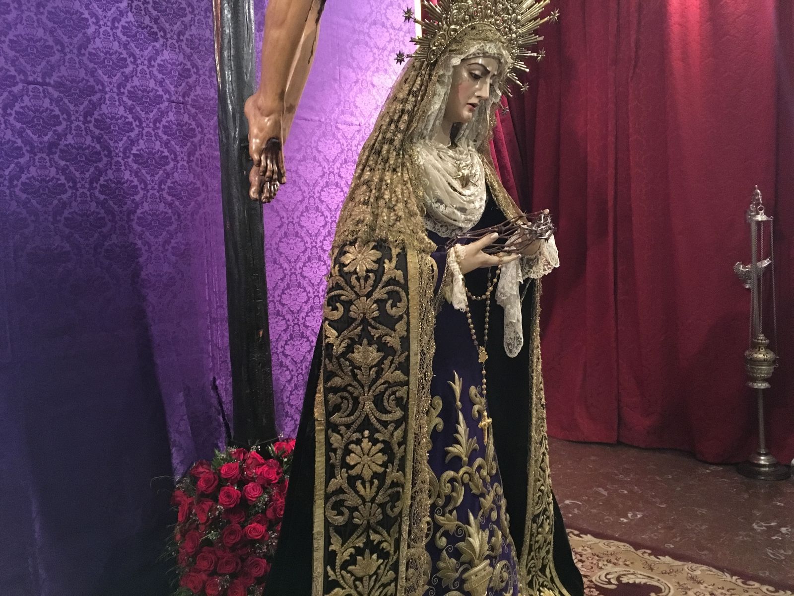 La Virgen del Mayor Dolor de la Hermandad de las Aguas
