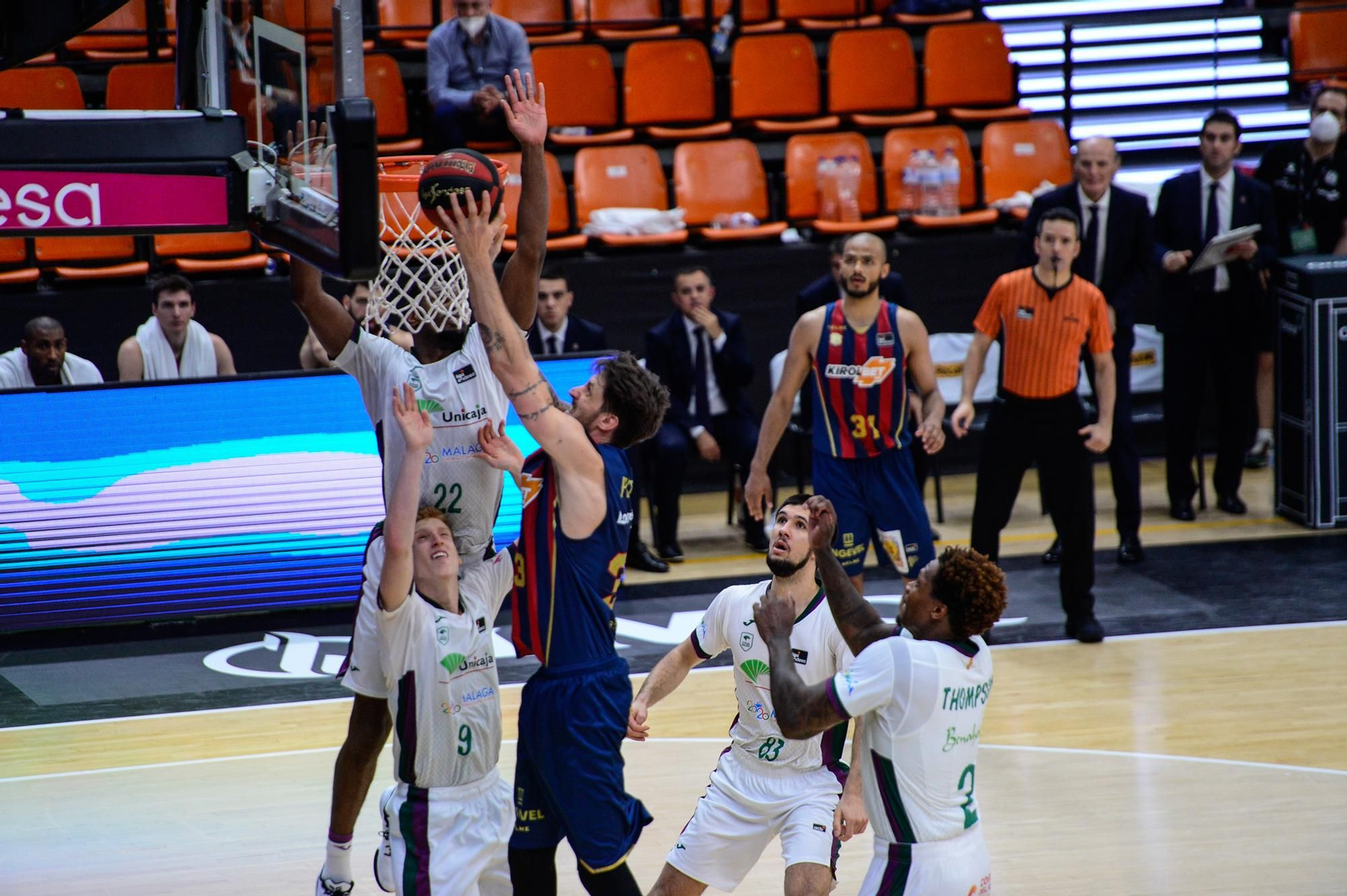 El Baskonia-Unicaja, en fotos