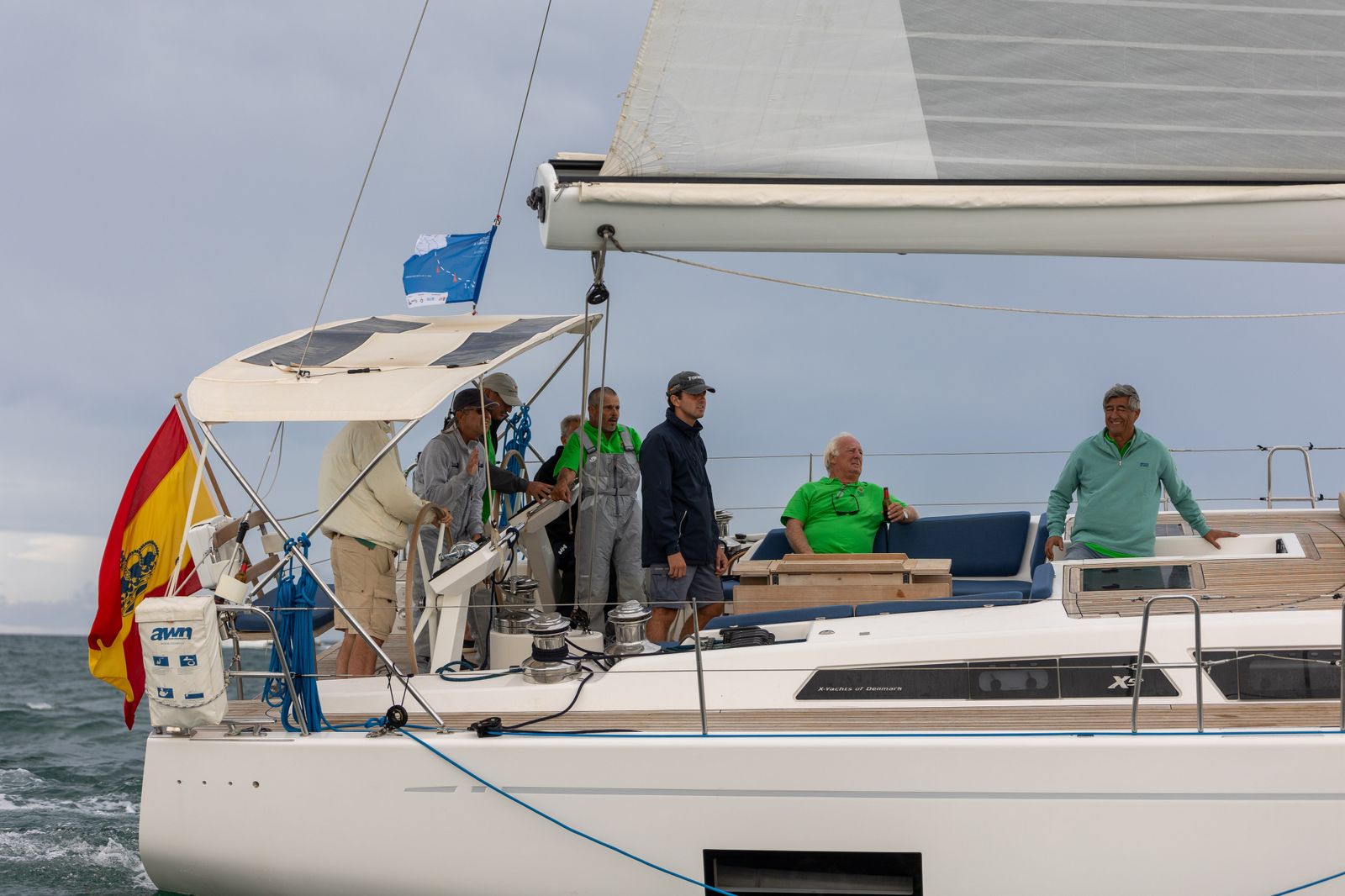 Imágenes de la partida de la Regata Oceánica Huelva-La Gomera
