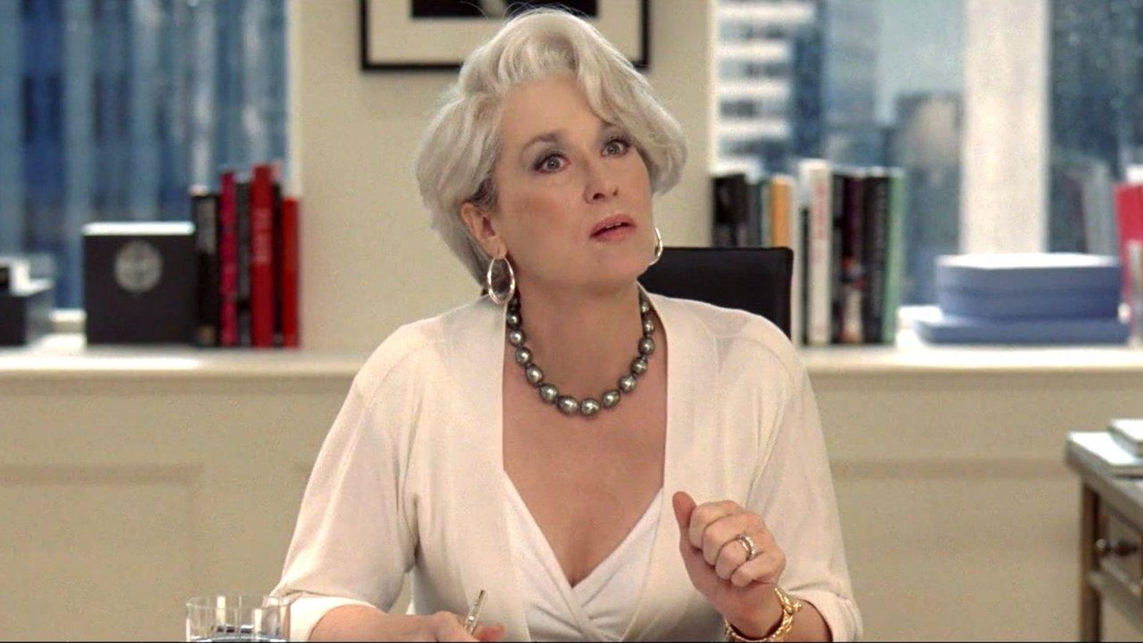 Mery Streep como Miranda Priestly en 'El diablo viste de Prada' Mery Streep como Miranda Priestly en 'El diablo viste de Prada'
