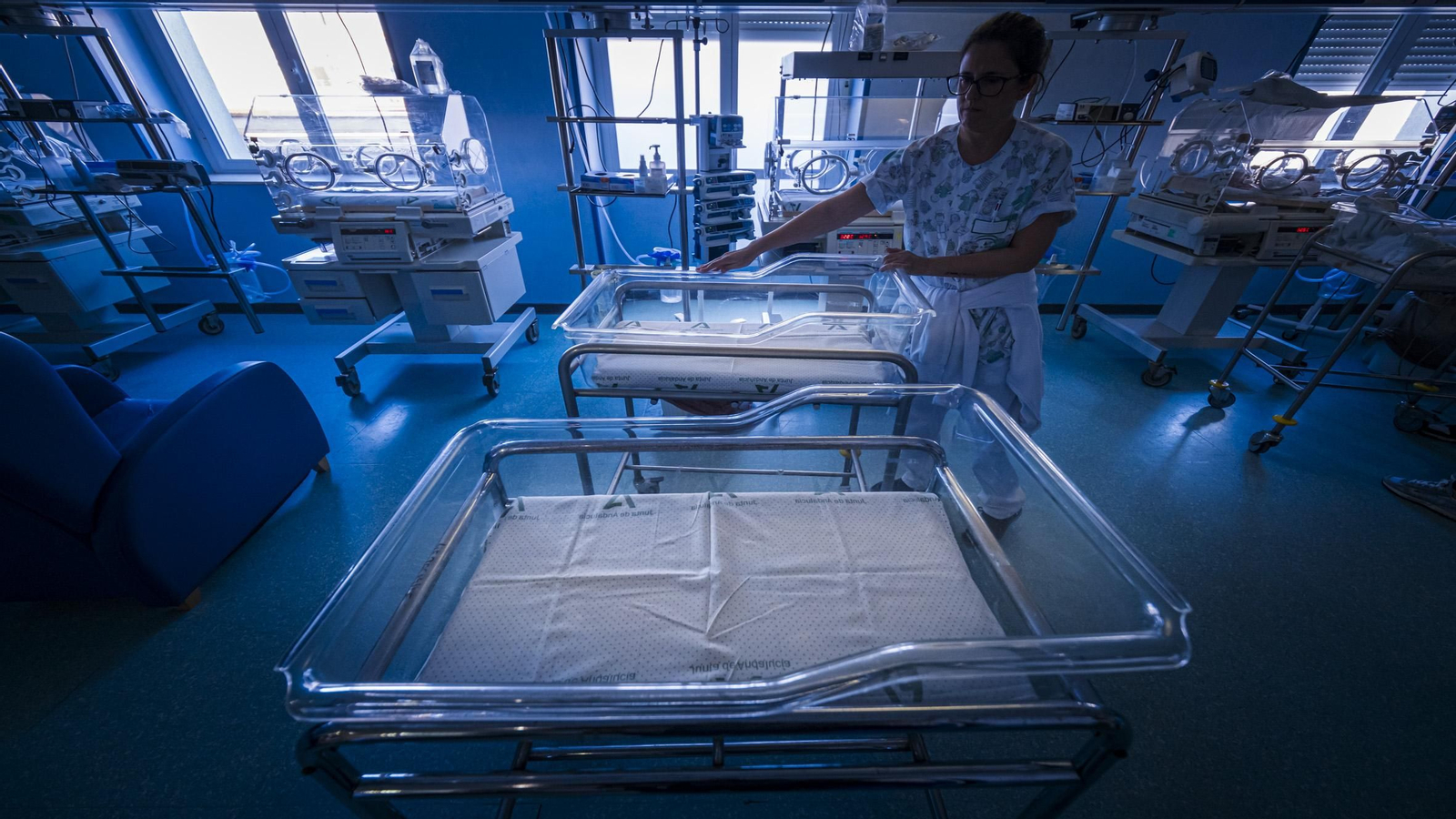 Equipos en el Hospital Puerta del Mar.