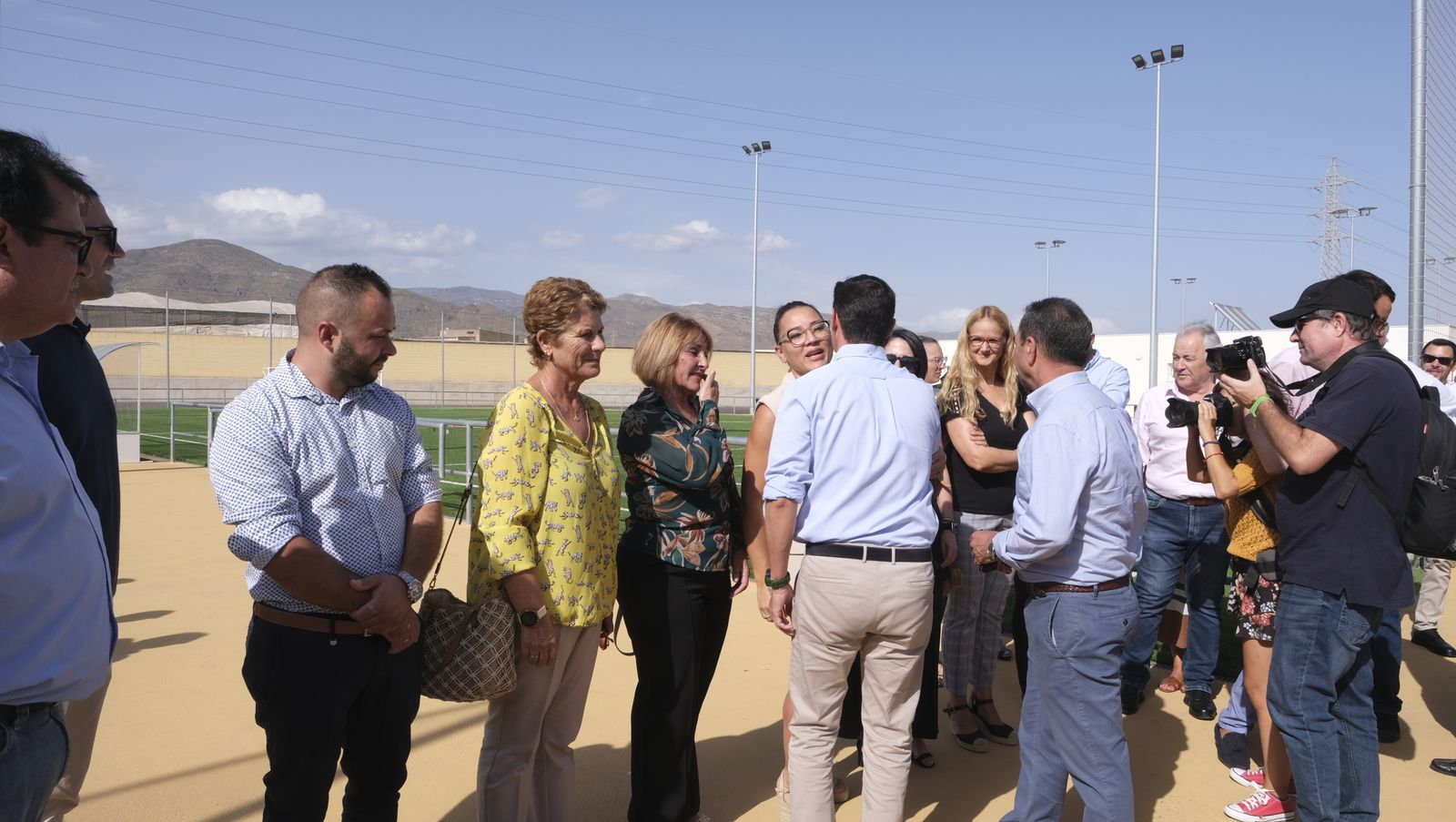 Imágenes de la inauguración de las nuevas instalaciones deportivas de la Venta del Viso (La Mojonera)