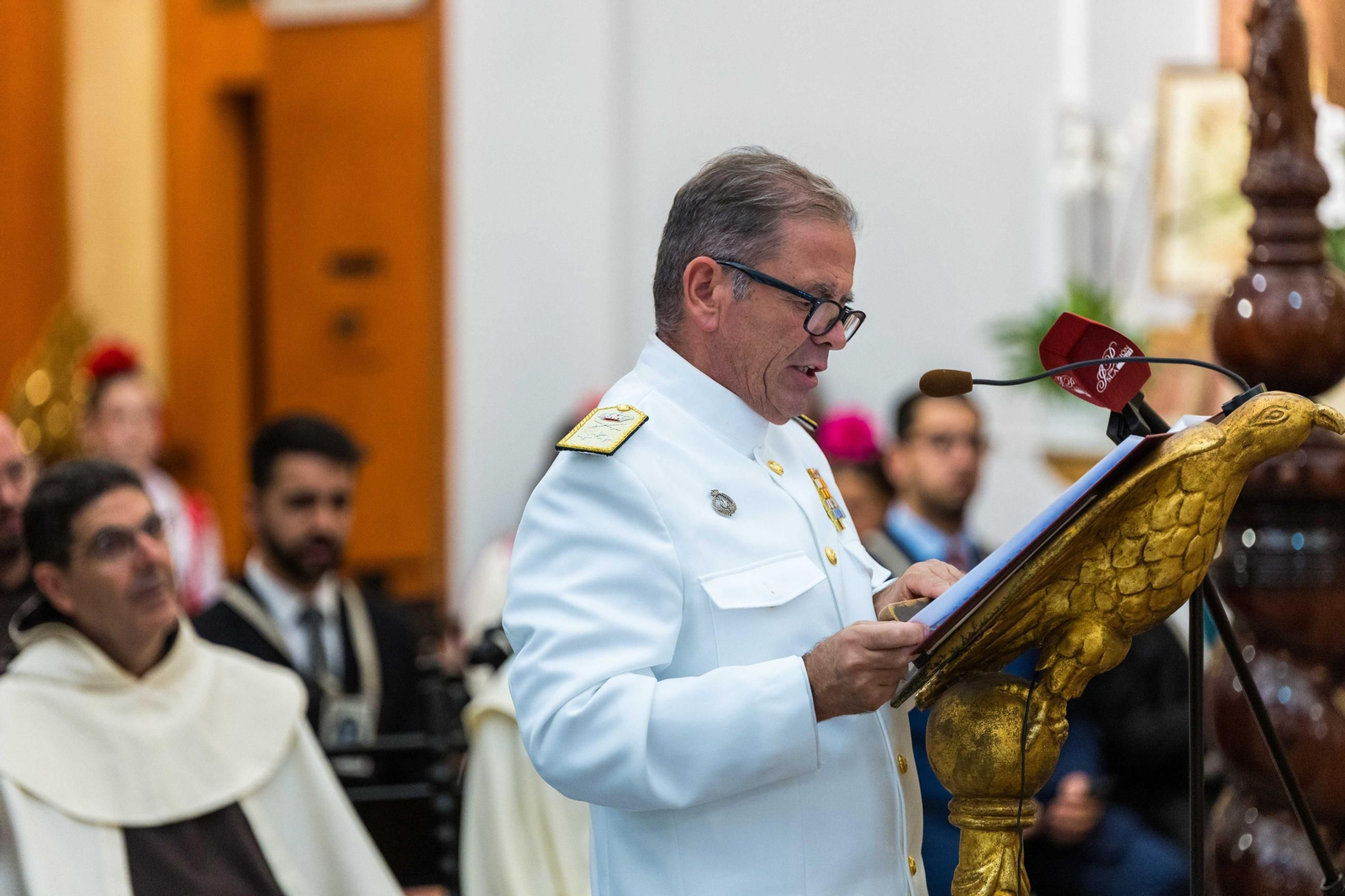 Día del Carmen en San Fernando: las imágenes del ángelus de felicitación a la Patrona
