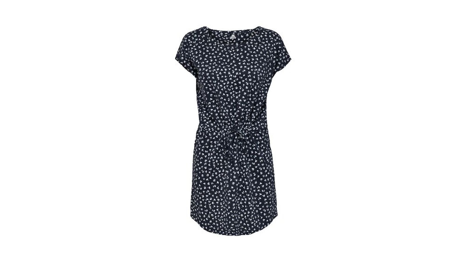 Vestido corto de manga corta