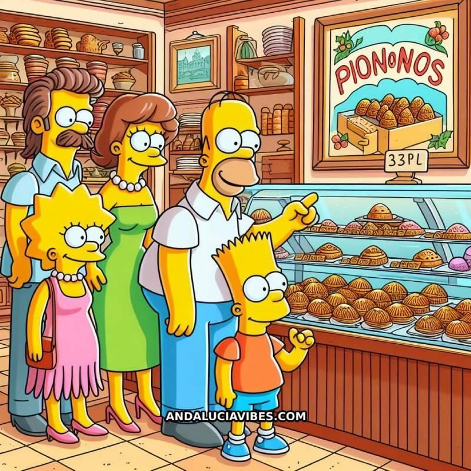 Los Simpson visitan Granada