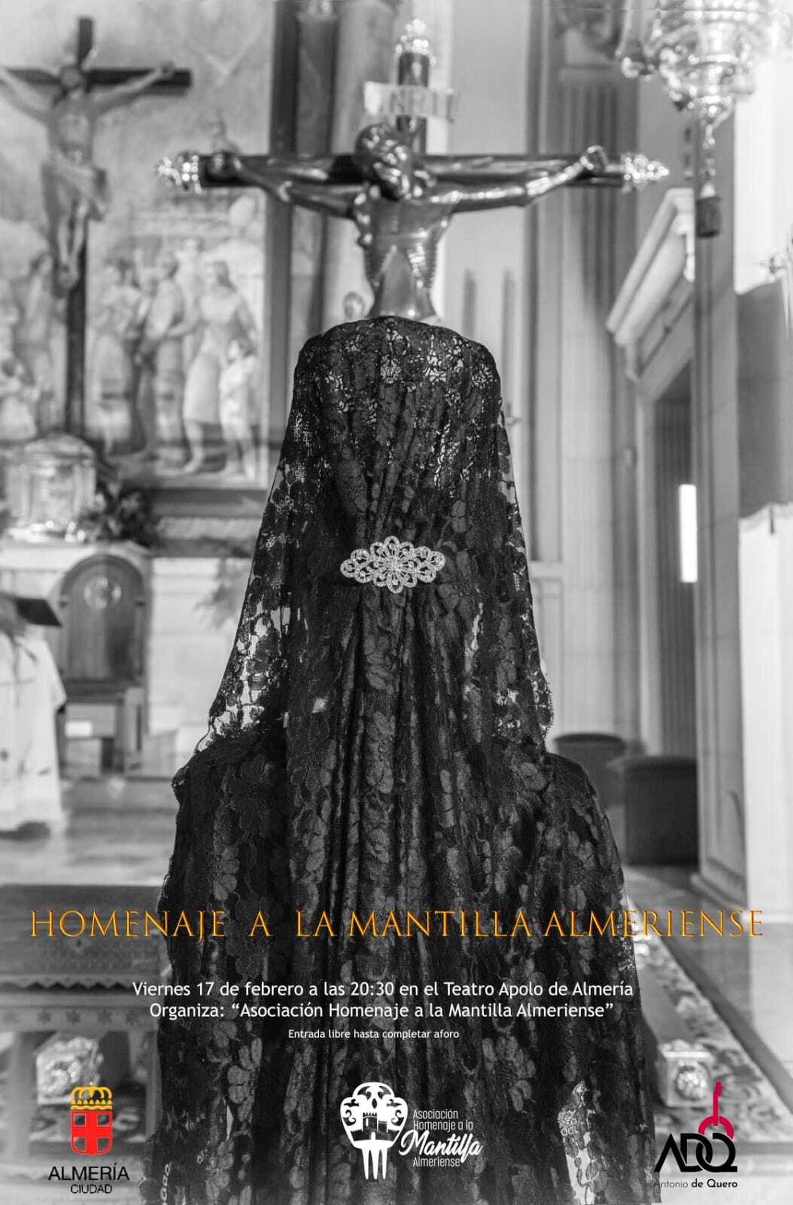 Homenaje a la mantilla almeriense.