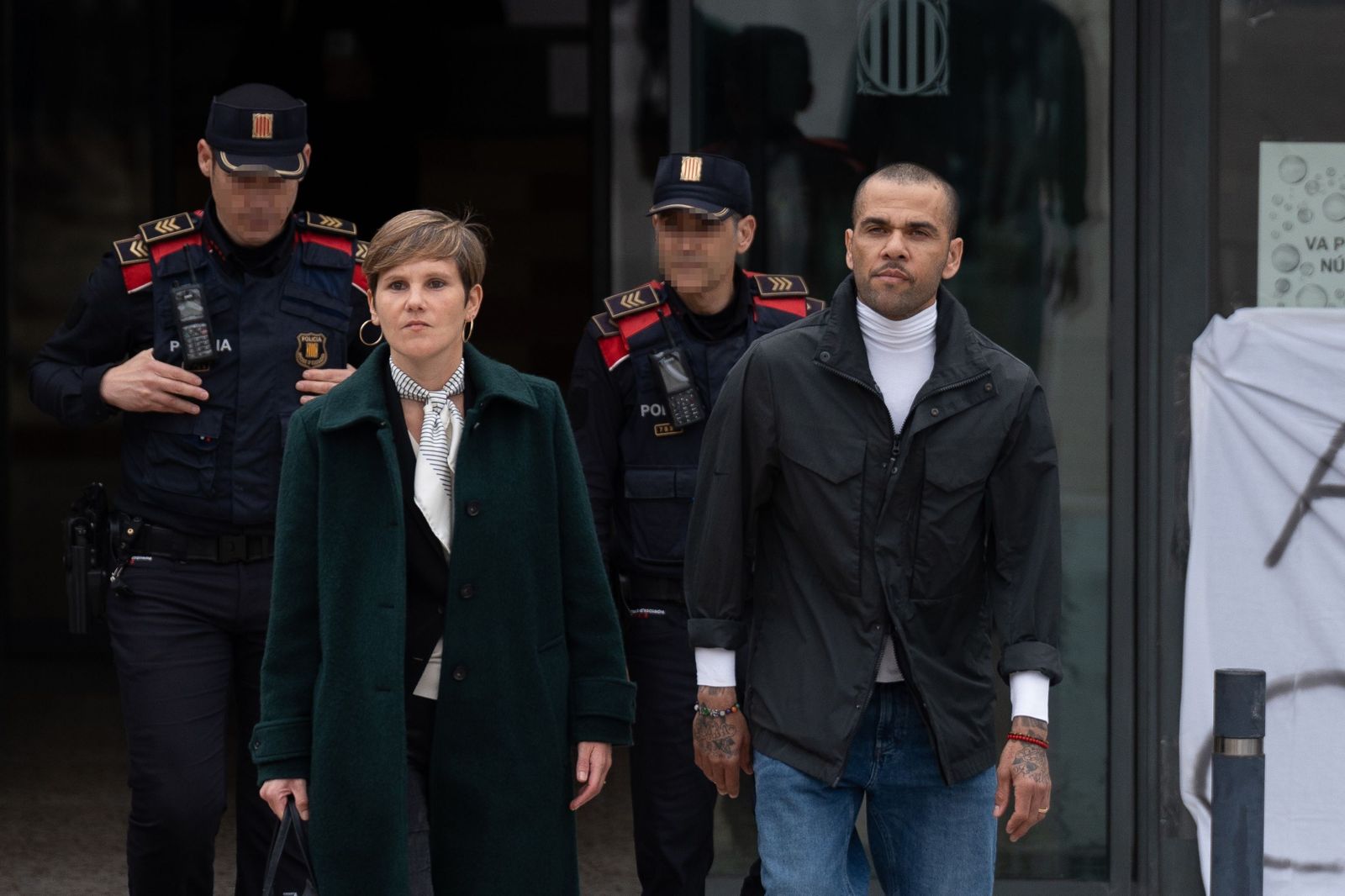 Salida de la cárcel de Dani Alves