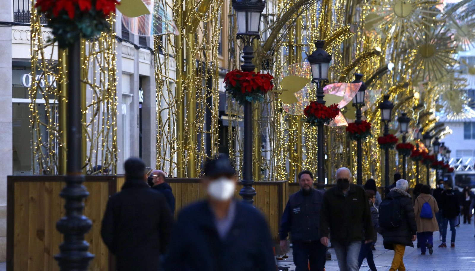 Las luces de Navidad vuelven a brillar en Málaga