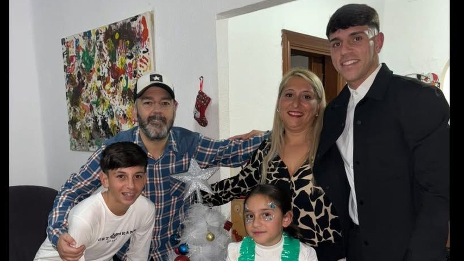 Izan Merino celebra el fin de año