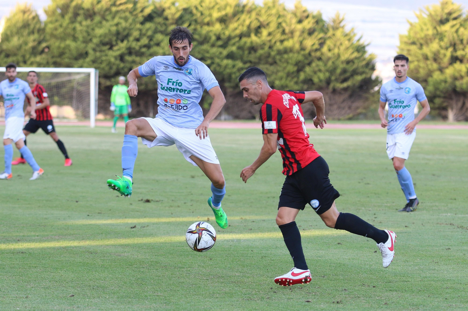 Fotogalería del derbi en Santo Domingo