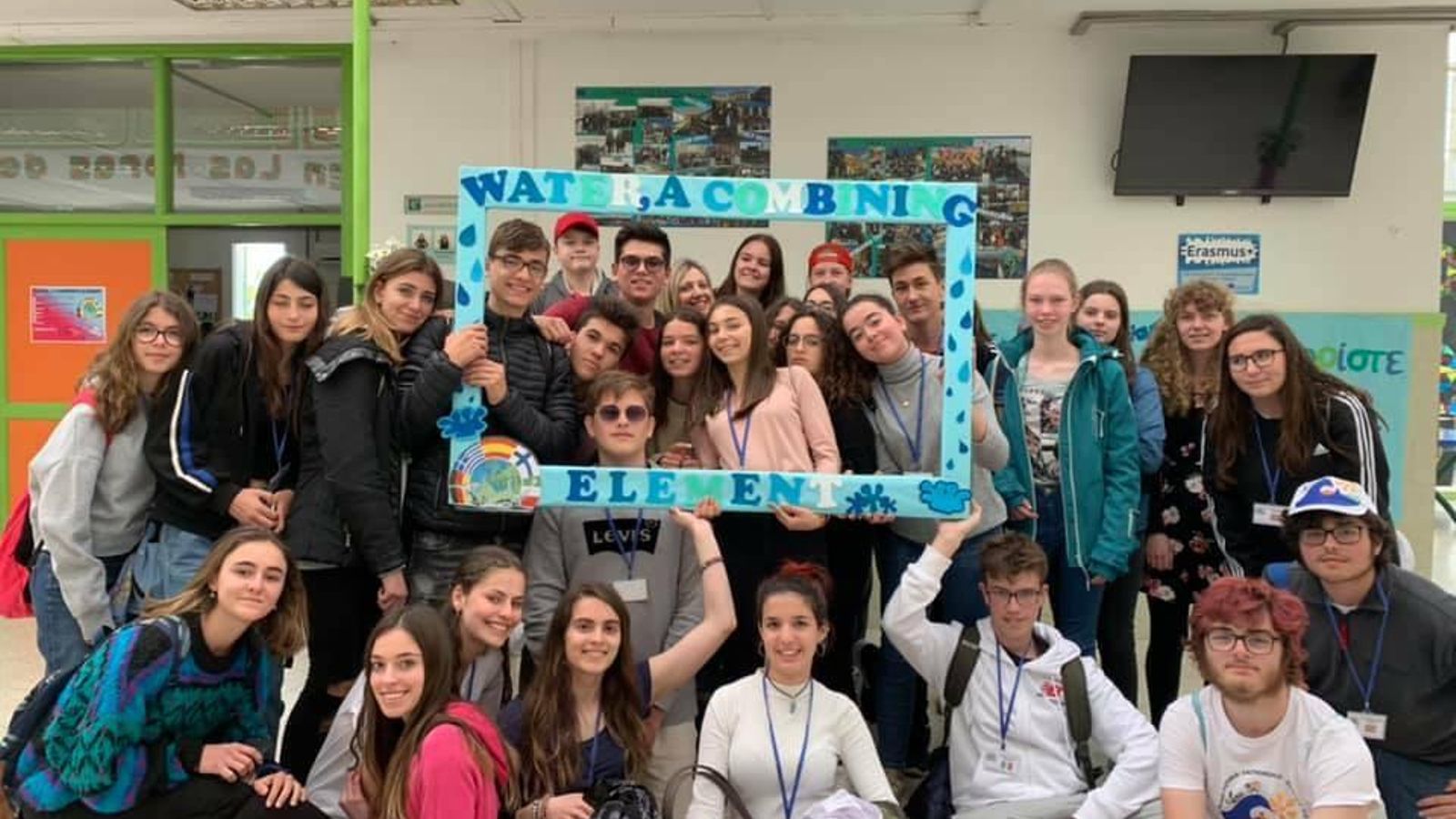 Los alumnos en el IES El Palmeral.