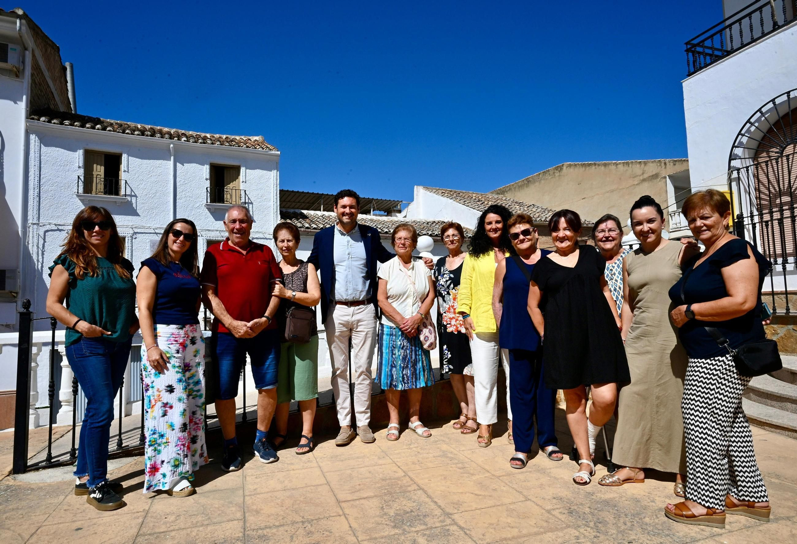 Visita a Zagra de representantes de la Diputación de Granada