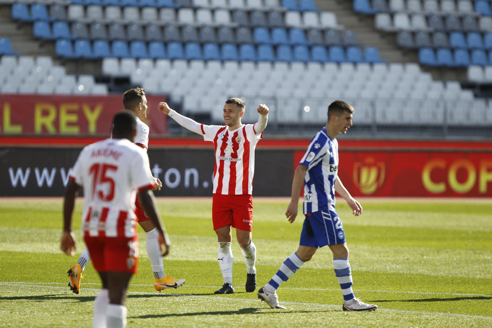 Fotogalería U.D. Almería-Deportivo Alavés. Copa del Rey
