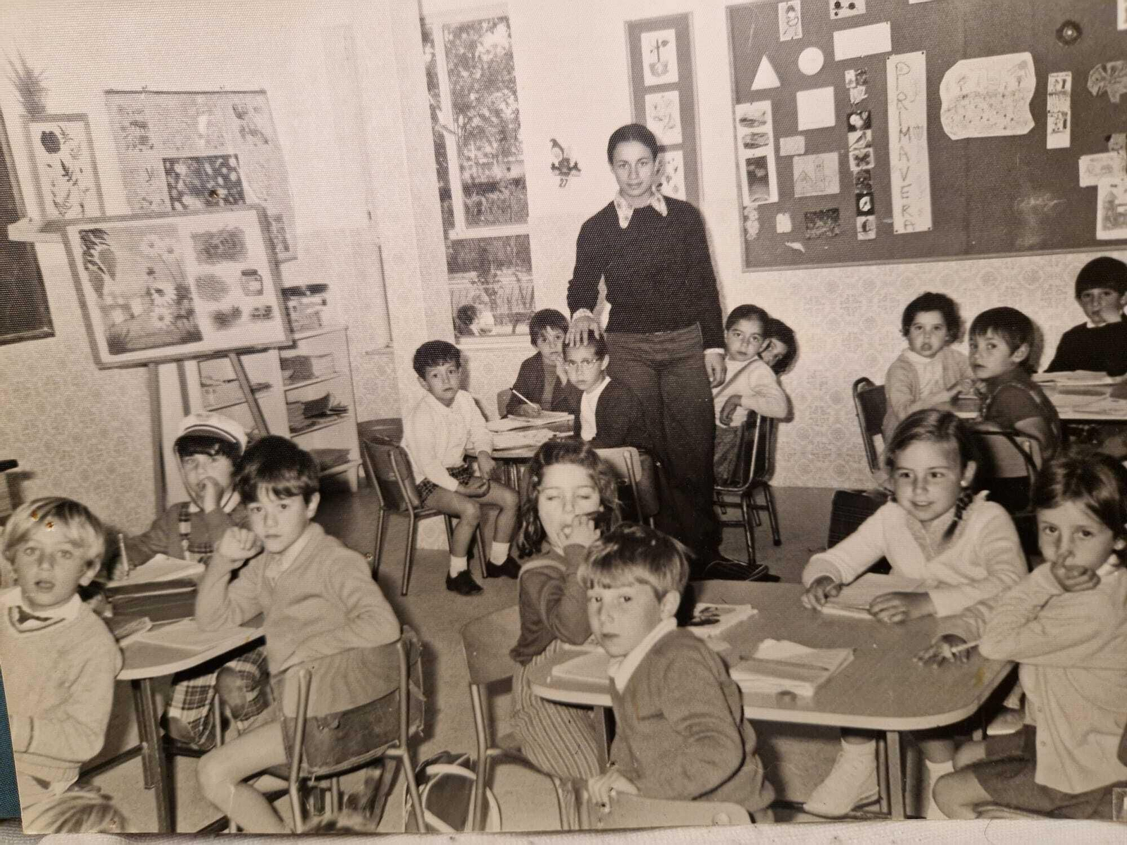 Una de las aulas del Colegio Miller.