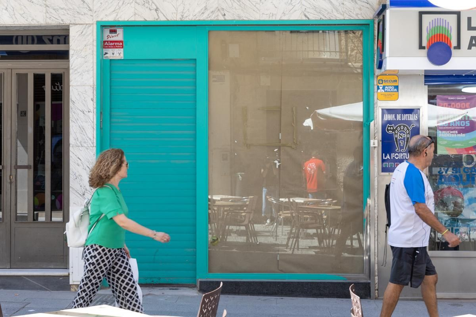 Locales vacíos en el centro de Jaén, en imágenes