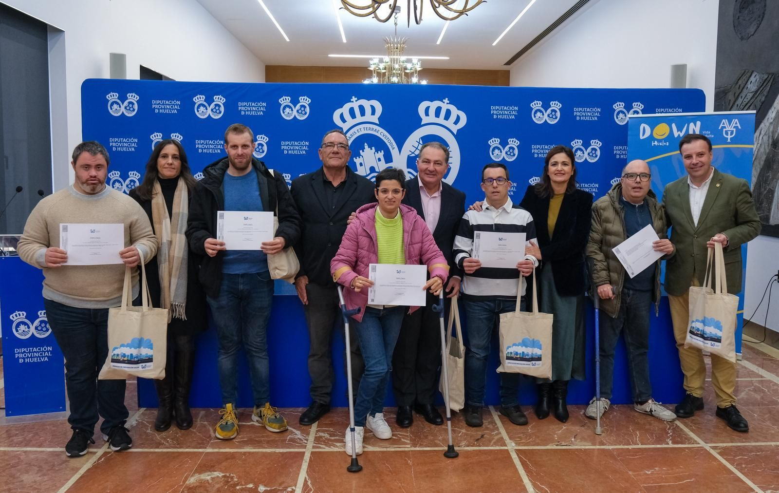 Acto de entrega de los diplomas.