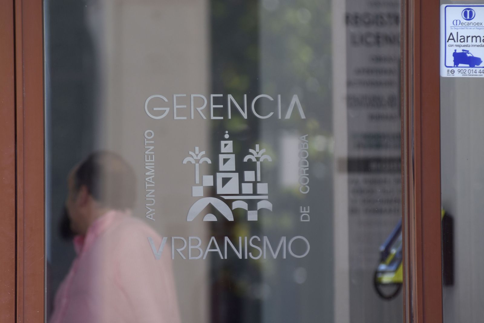 Entrada a la Gerencia de Urbanismo de Córdoba.