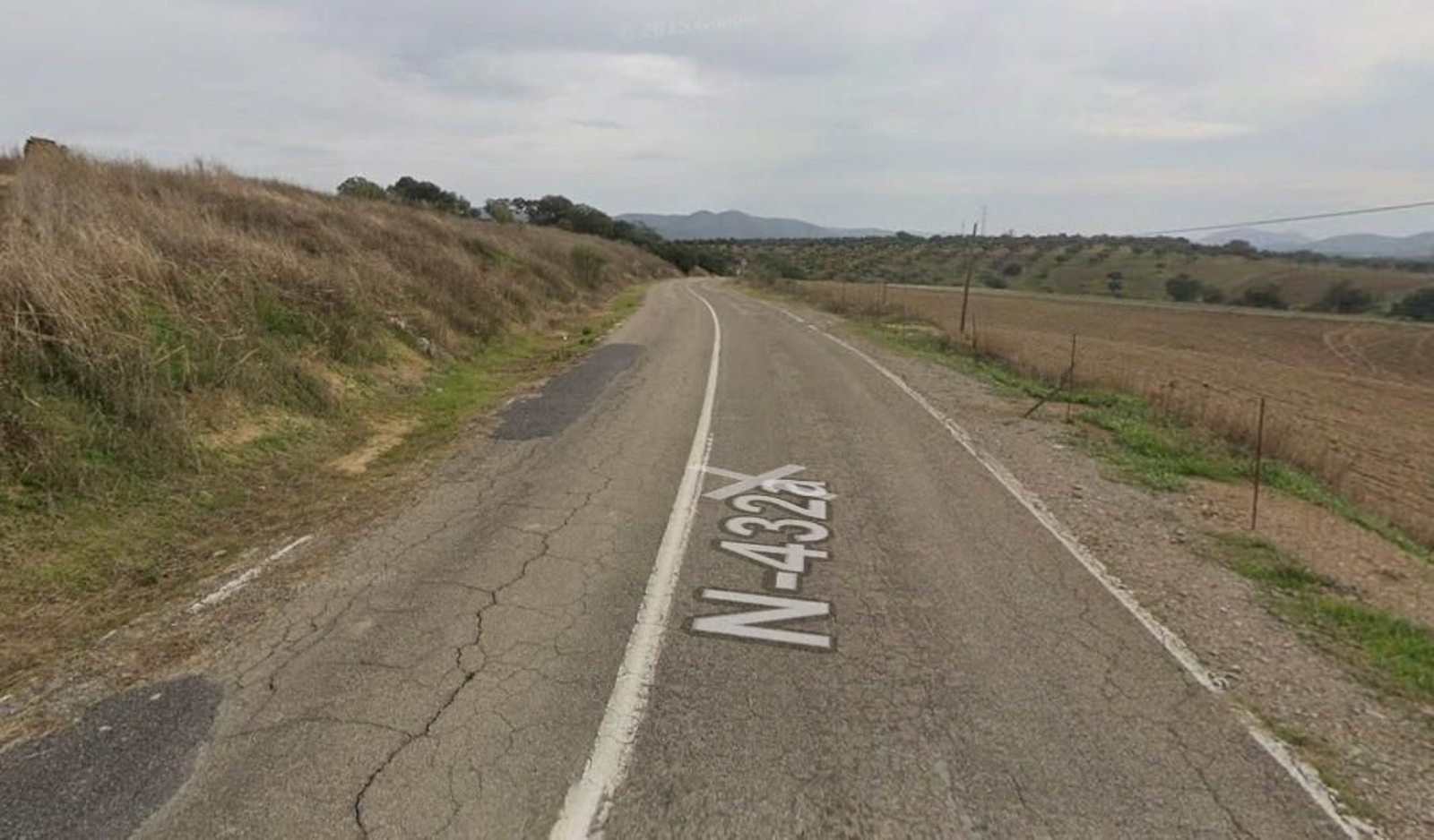 Baches en la N-432a.