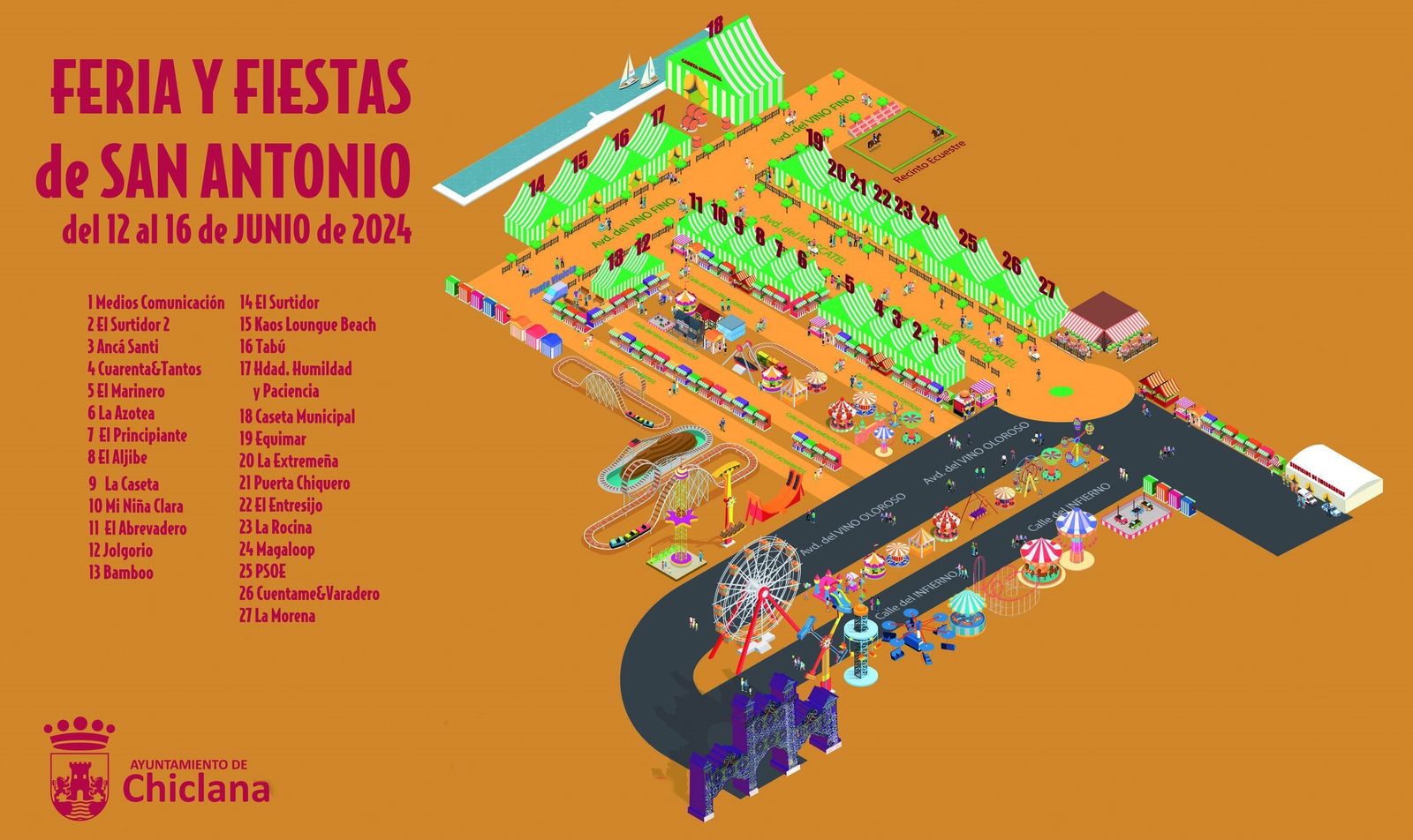 Plano Feria de Chiclana