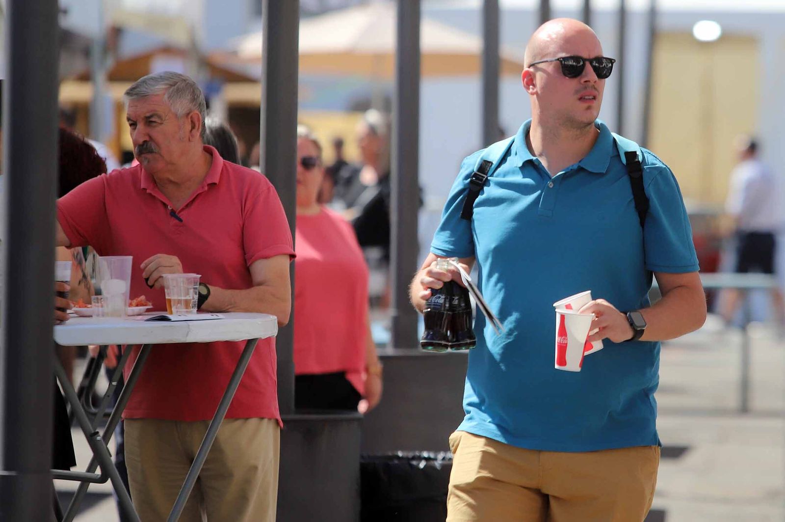 Imágenes del ambiente en la Feria de la Tapa de Huelva