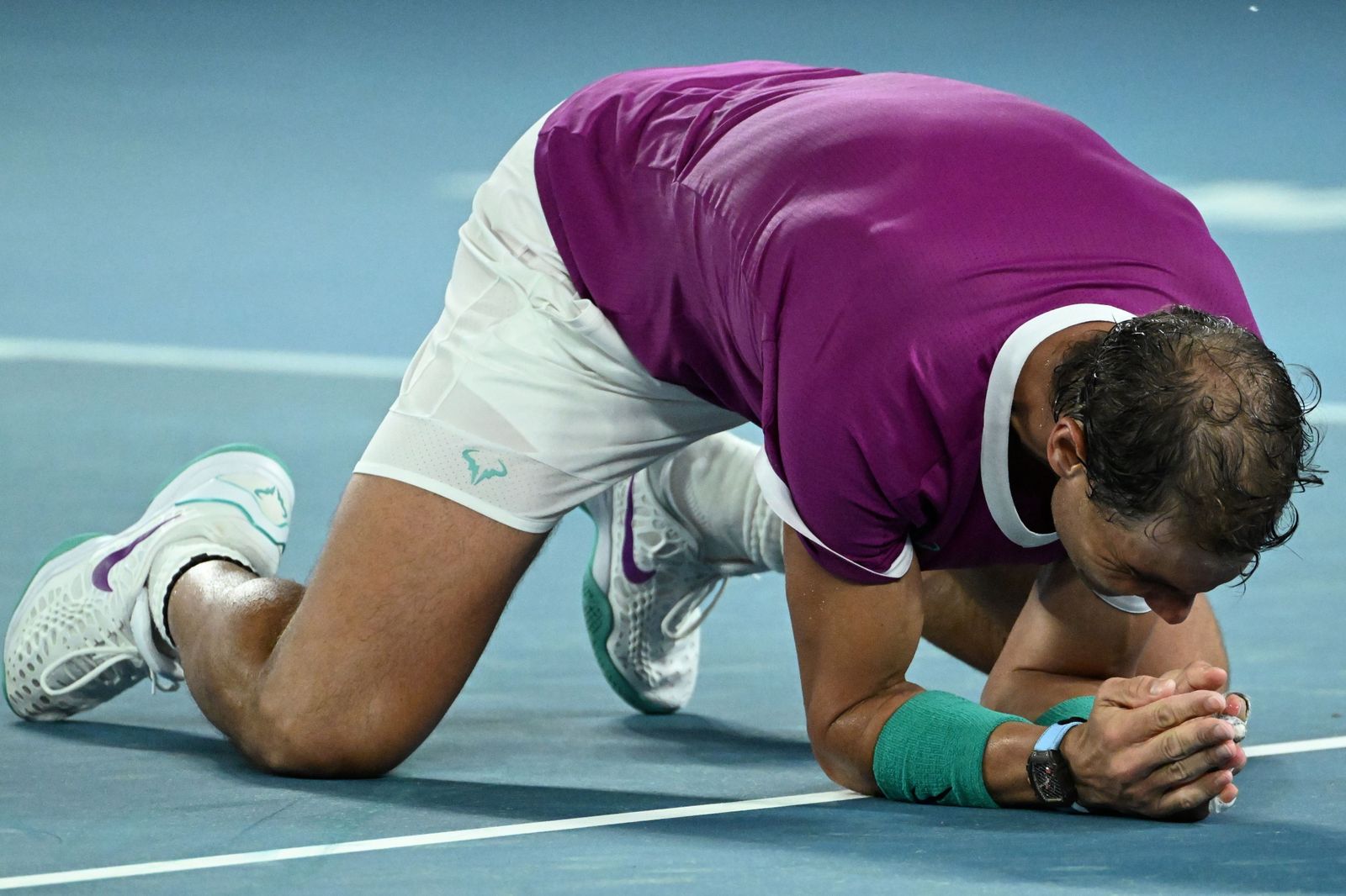 Las imágenes del histórico triunfo de Nadal sobre Medvedev (y 8)