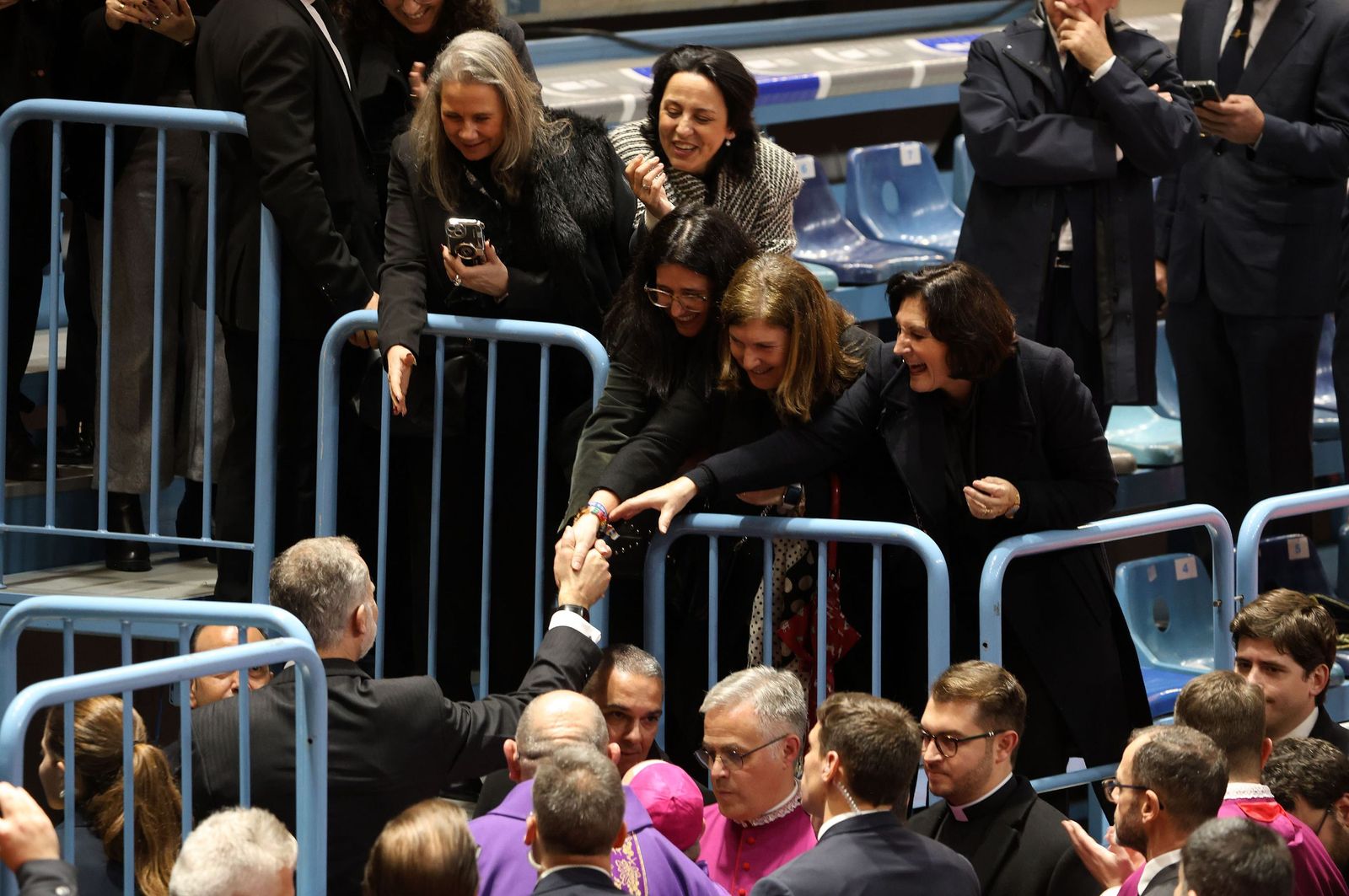 Fotografías de la misa funeral por las víctimas del accidente de tren en Adamuz