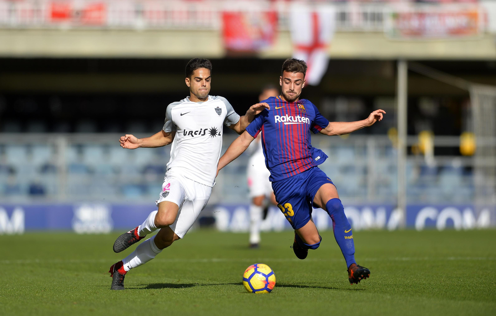 Las imágenes del Barcelona B- UD Almería