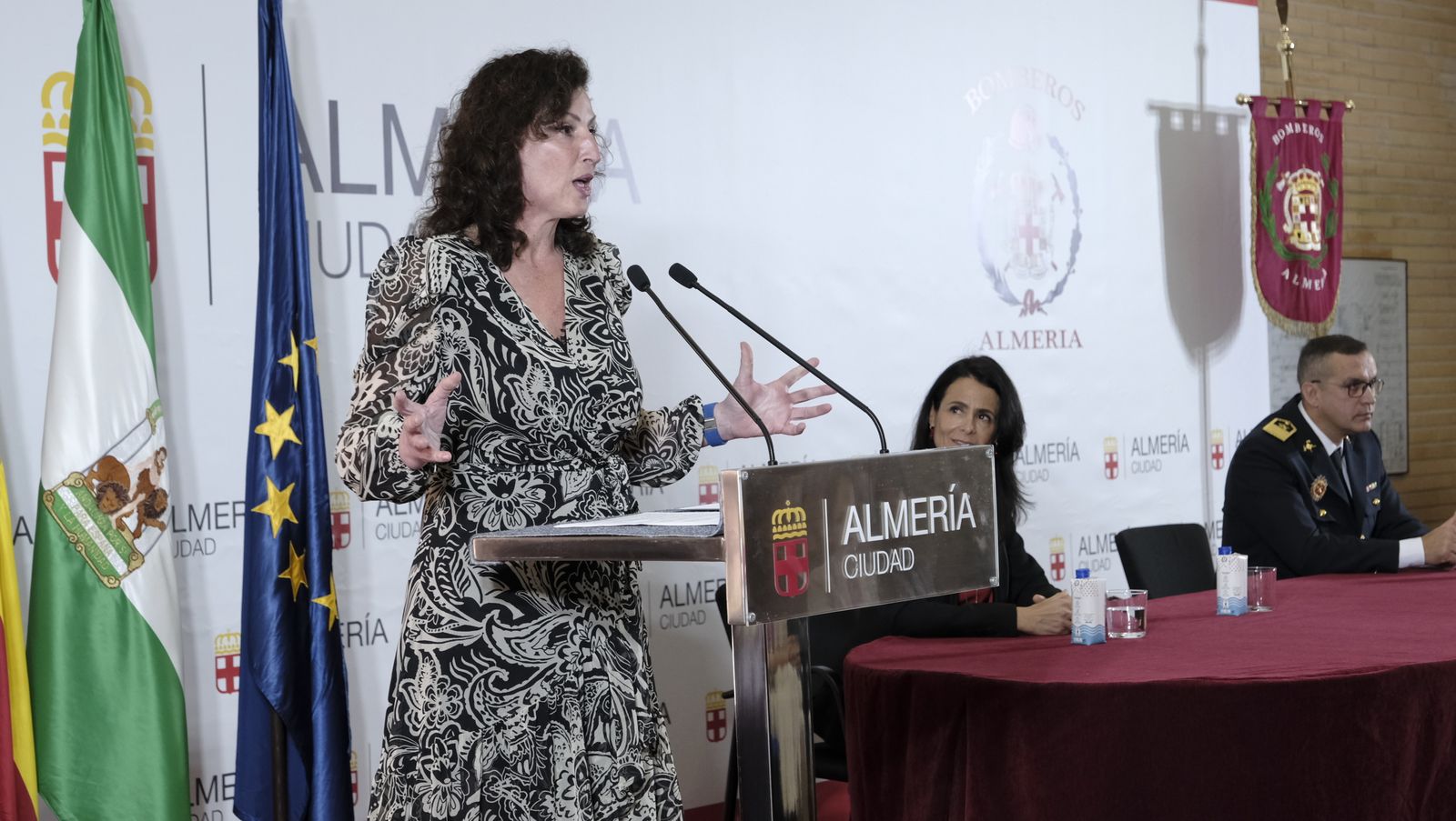 Imágenes del acto del patrón de los bomberos, San Juan de Dios. Almería