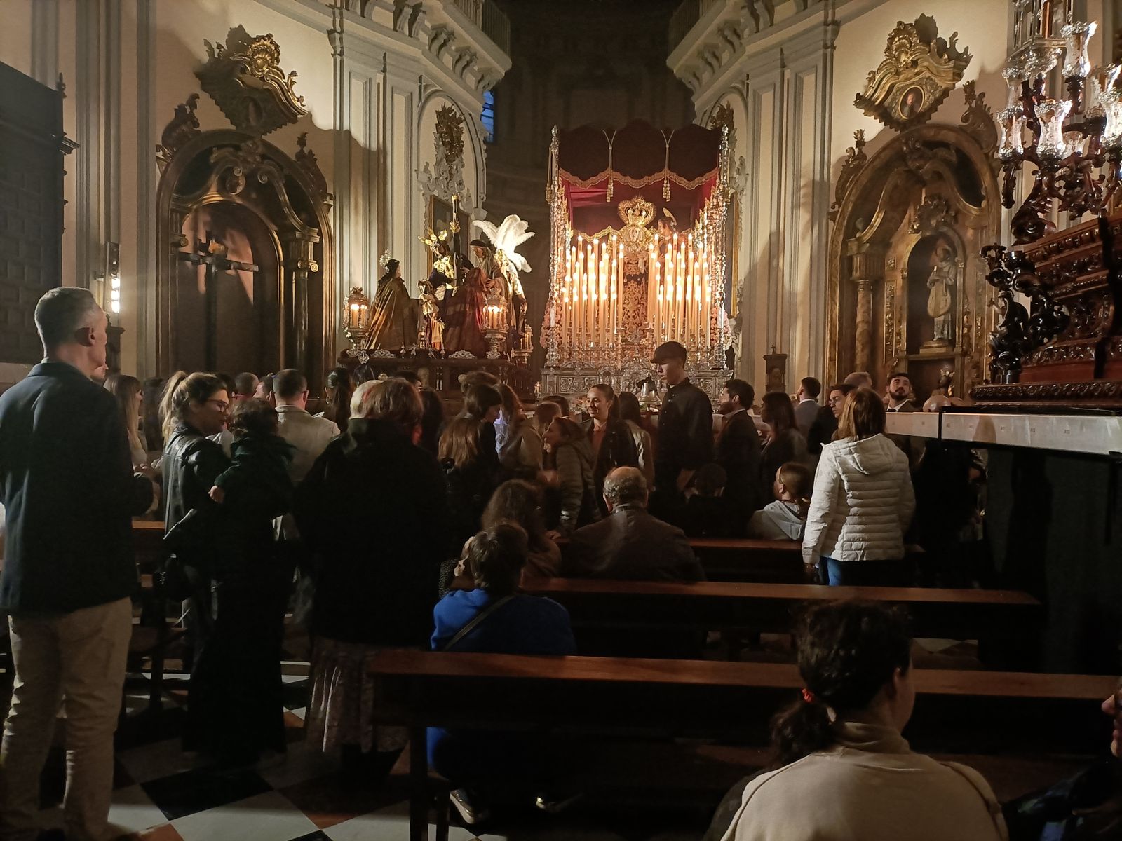 Las imágenes de Salutación, una de las cofradías de Málaga que suspendió su salida el Domingo de Ramos