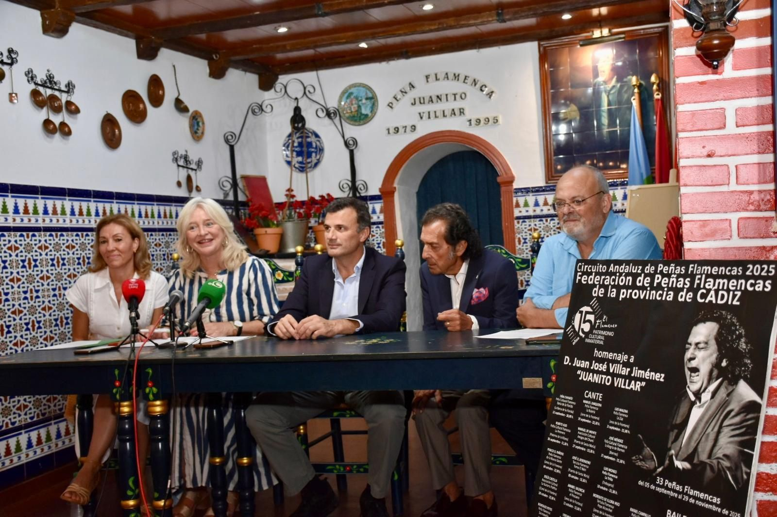 Presentación del Circuito Andaluz de Peñas Flamencas en la provincia de Cádiz.