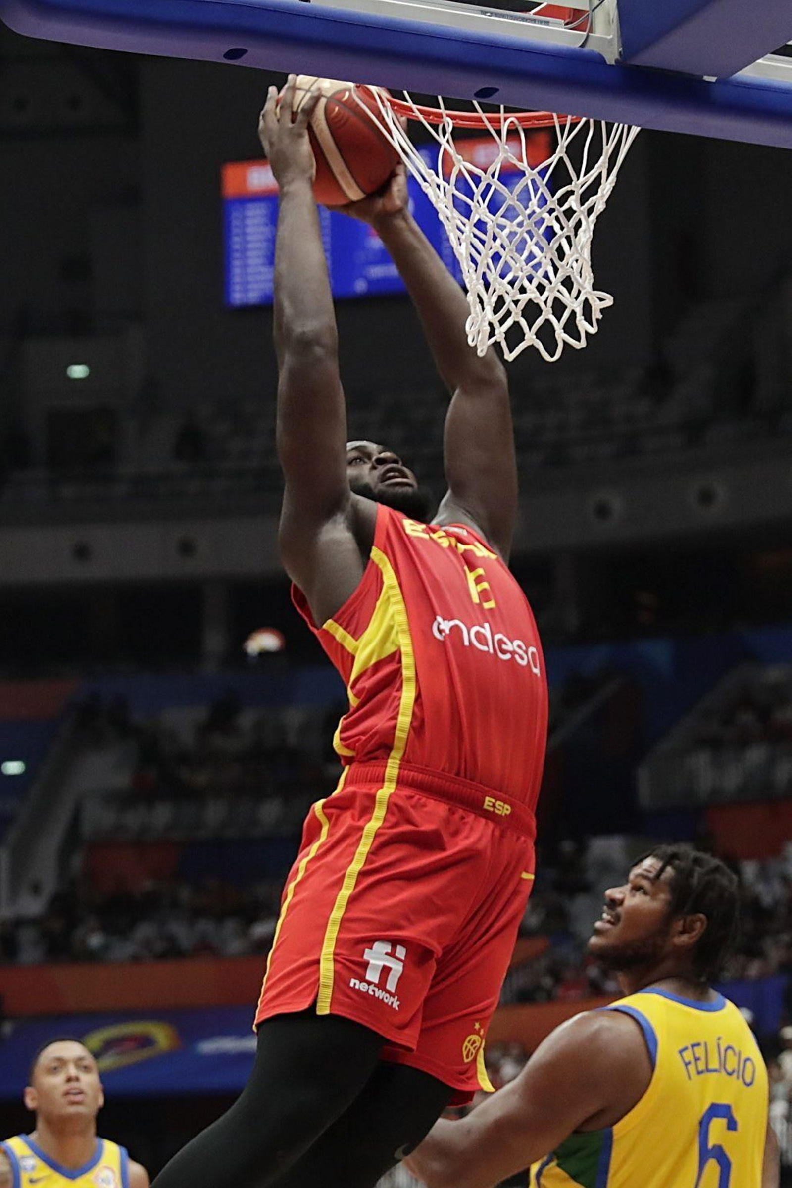 Las fotos del Brasil - España de baloncesto