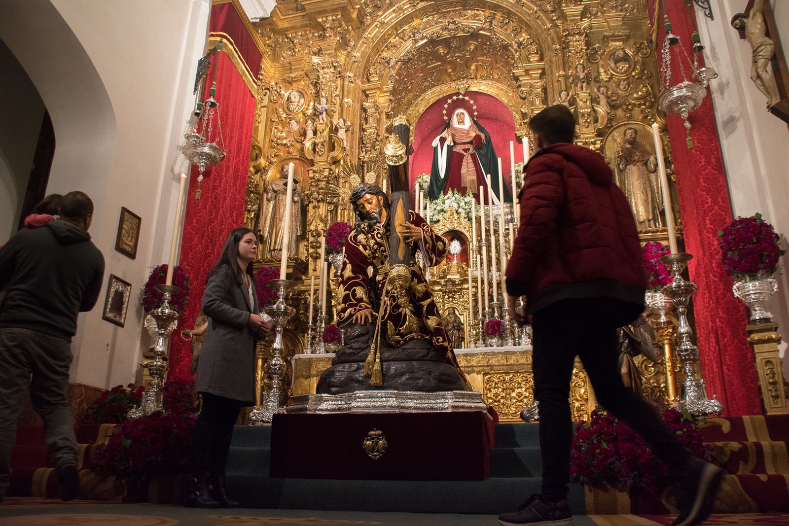 Besamanos al Santísimo Cristo de las Tres Caídas de Triana