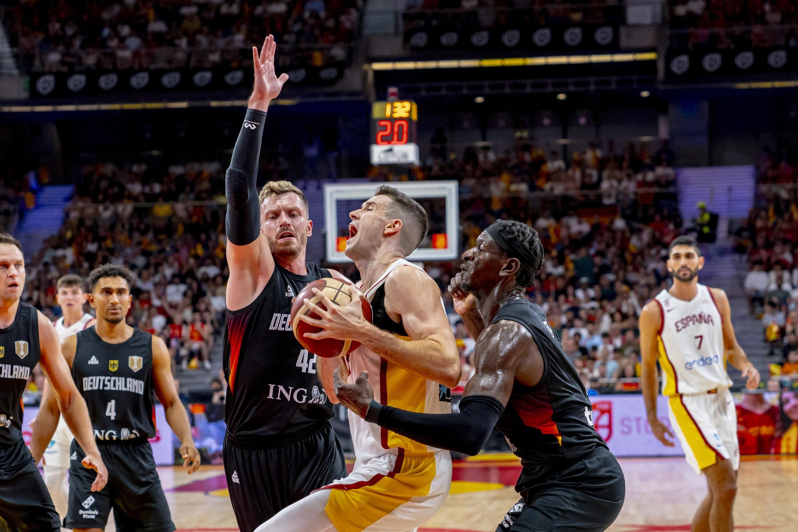 Las mejores fotos del España-Alemania de baloncesto