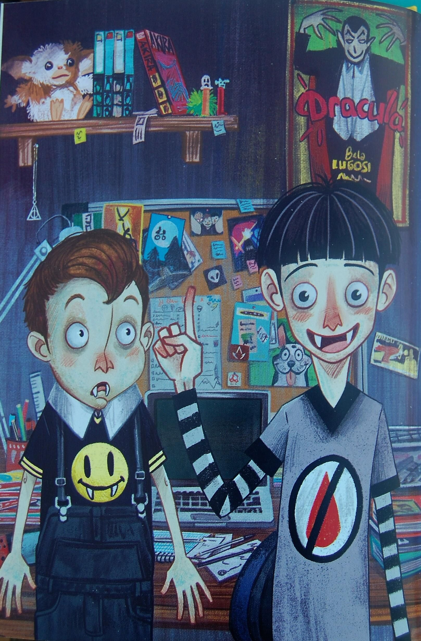 Ilustración de “El Vampiro Vladimiro”