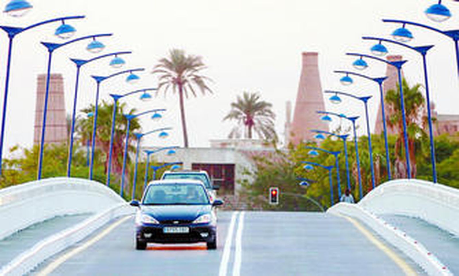 Una de las vías del parque científico-tecnológico sevillano.