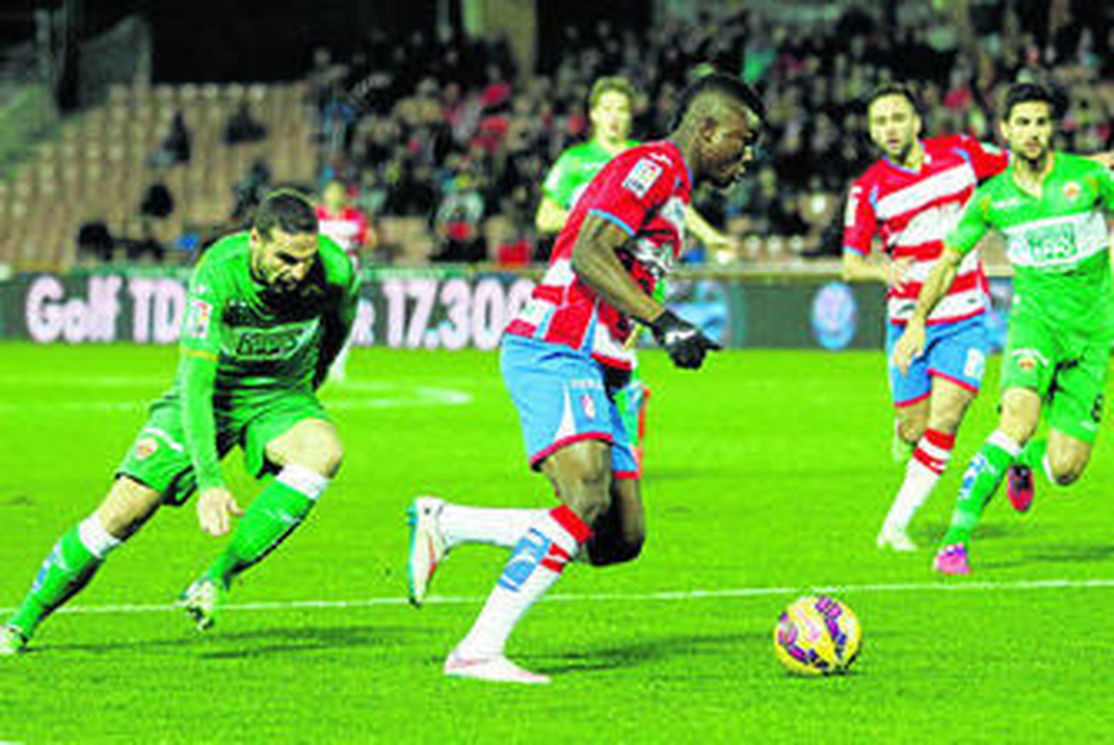 Córdoba fue el autor de la única diana que vale tres puntos para su equipo.