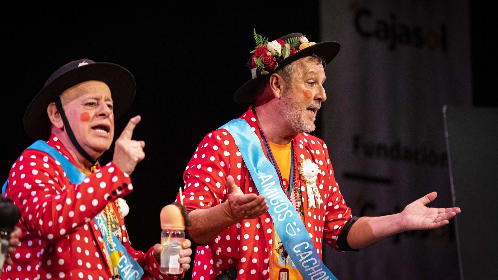 Salvi, el de la izaquierda, este año en '¡¡Por fin lo despedimos!!'.