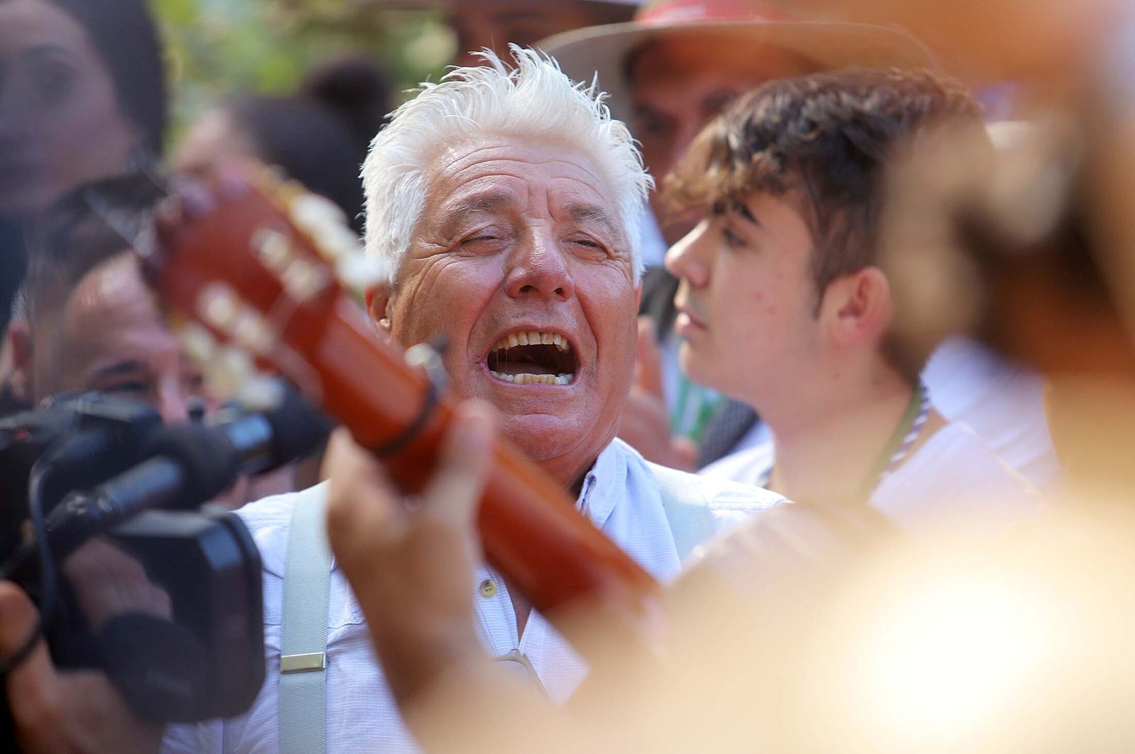 Imágenes de la Hermandad de Huelva a su paso por El Charco